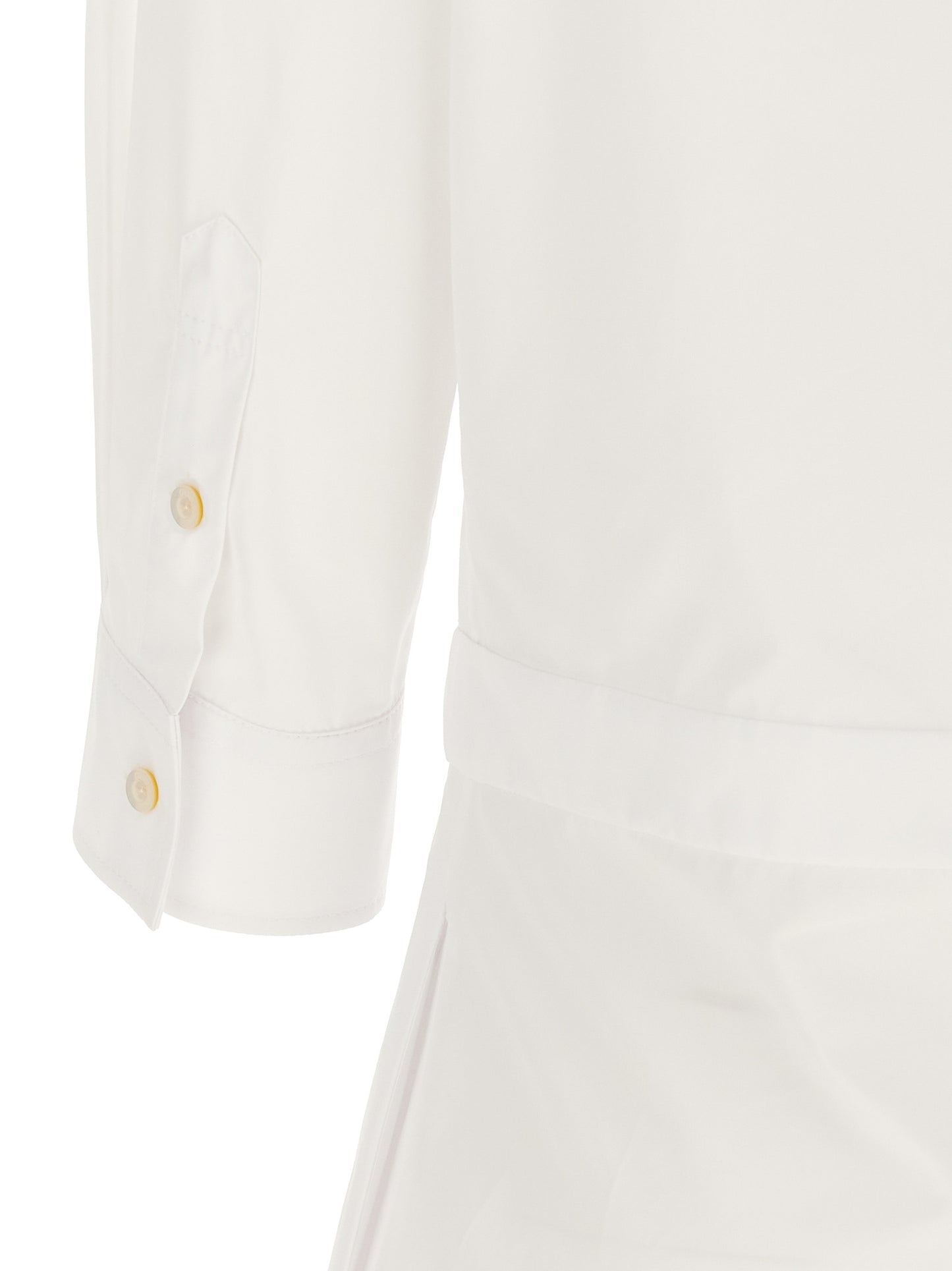 Gucci White Cotton Chemisier Mini Dress