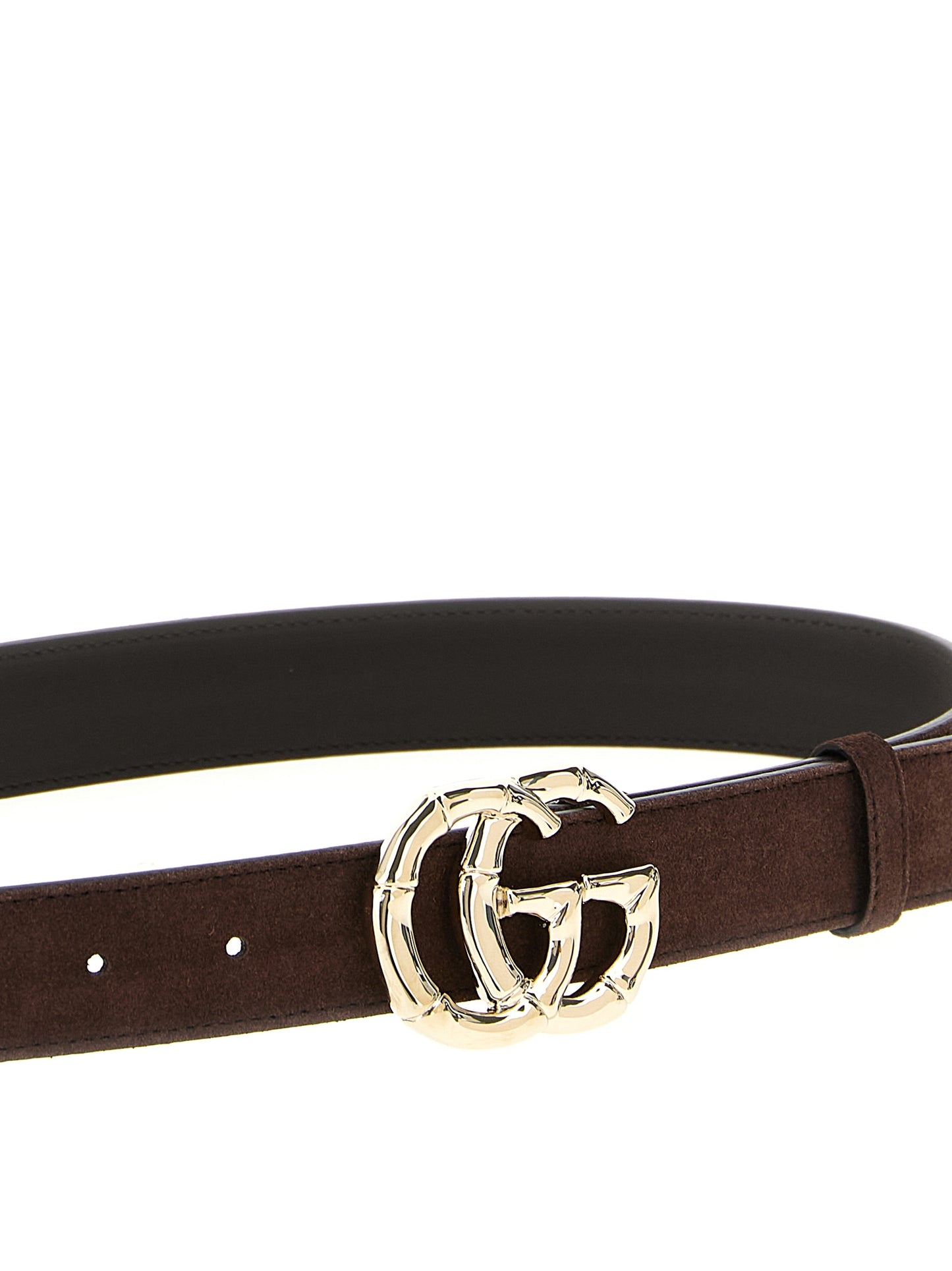 Gucci Brown Calfskin GG Marmont Regular Belt