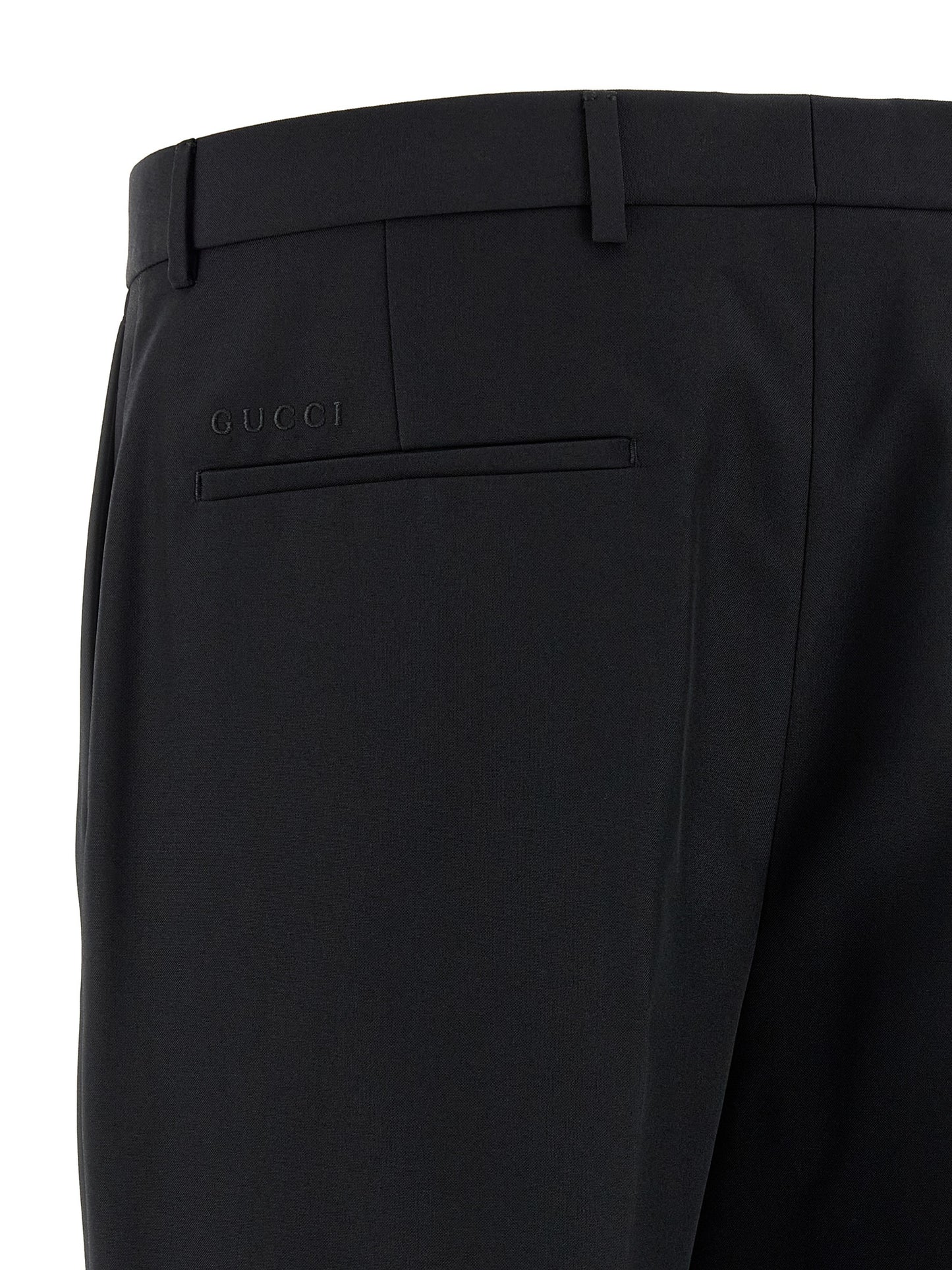 Gucci Technical Panama Trousers - Black