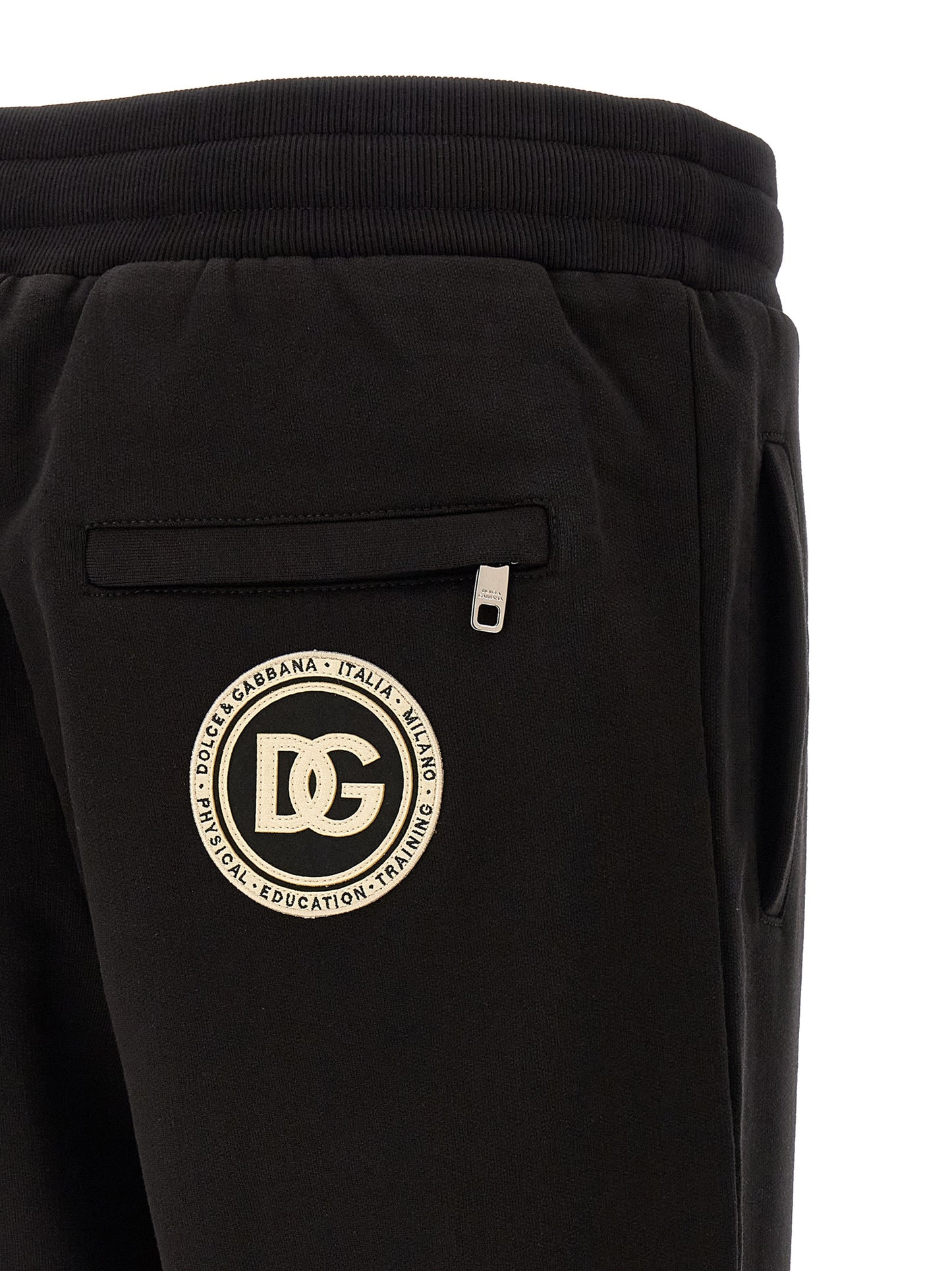 Dolce & Gabbana Black Cotton Joggers