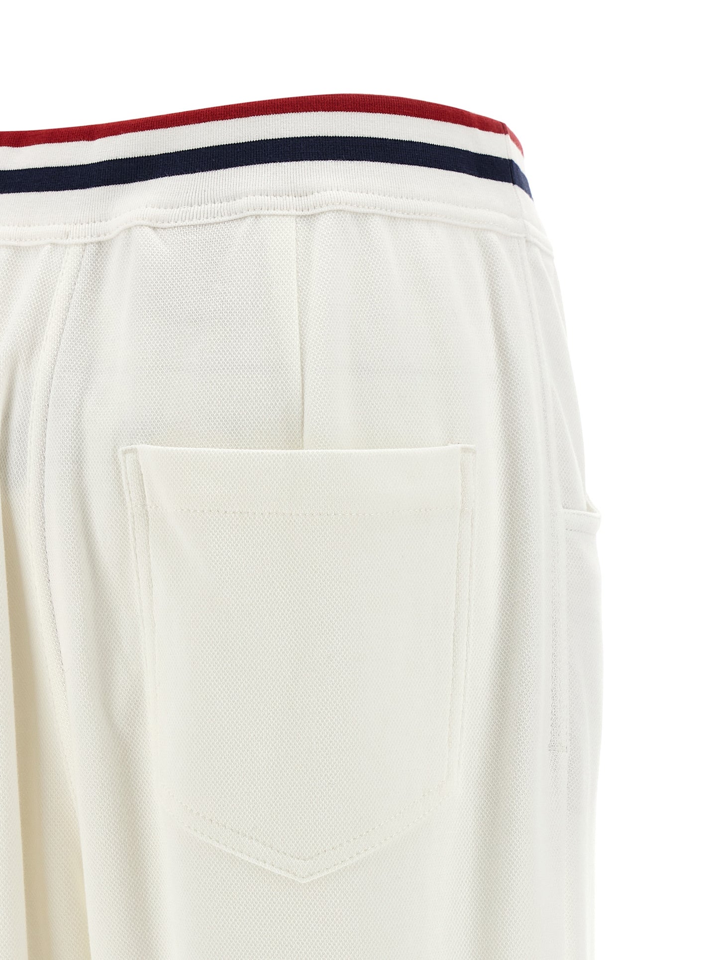 Brunello Cucinelli White Cotton Joggers