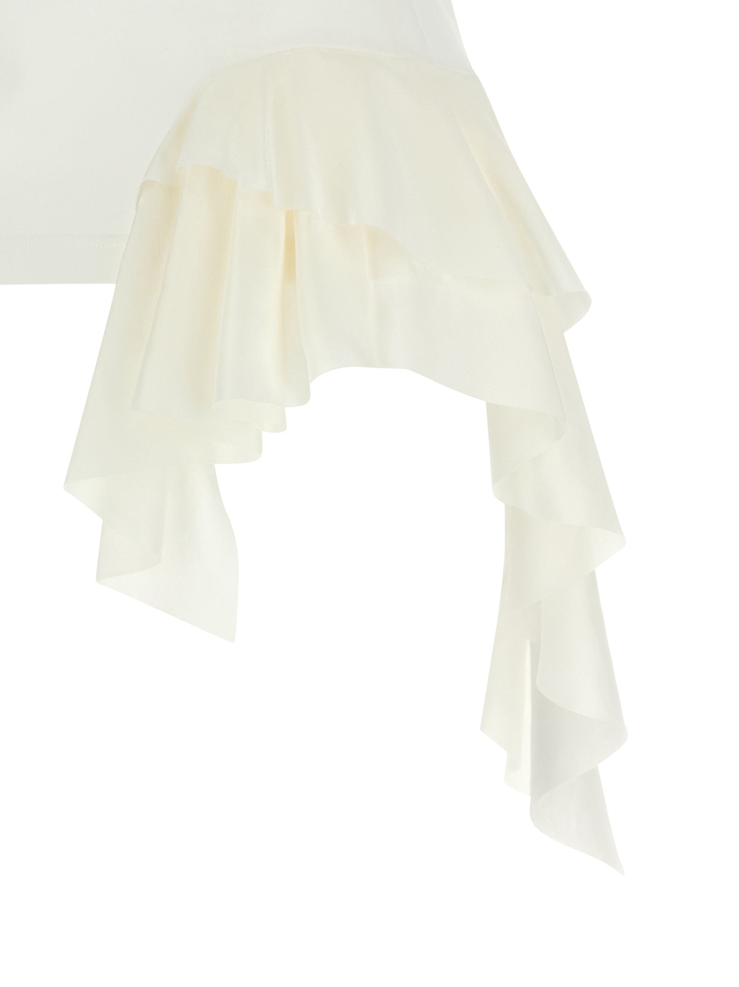 Alexander McQueen Cotton Jersey Tank Top in White