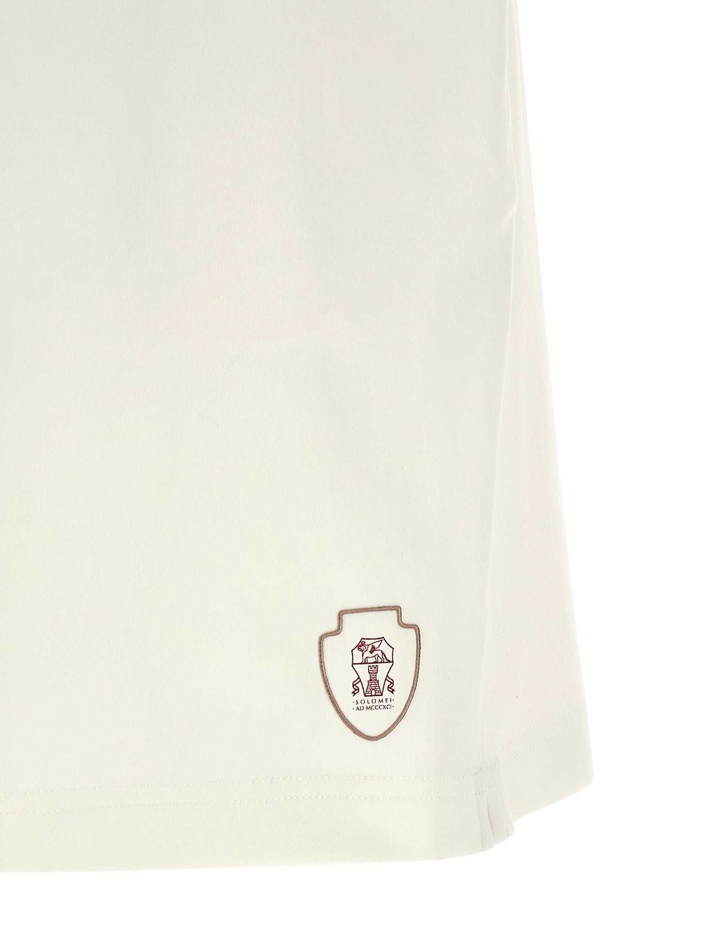 Brunello Cucinelli White Cotton Bermuda Shorts
