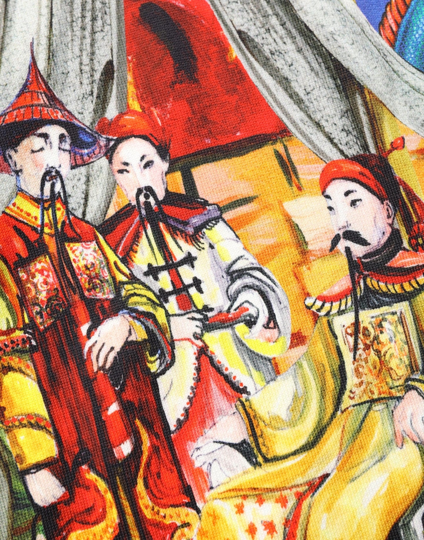 Dolce & Gabbana Chinese Palace of Palermo Dragon Dynasty Print Runway Hoodie