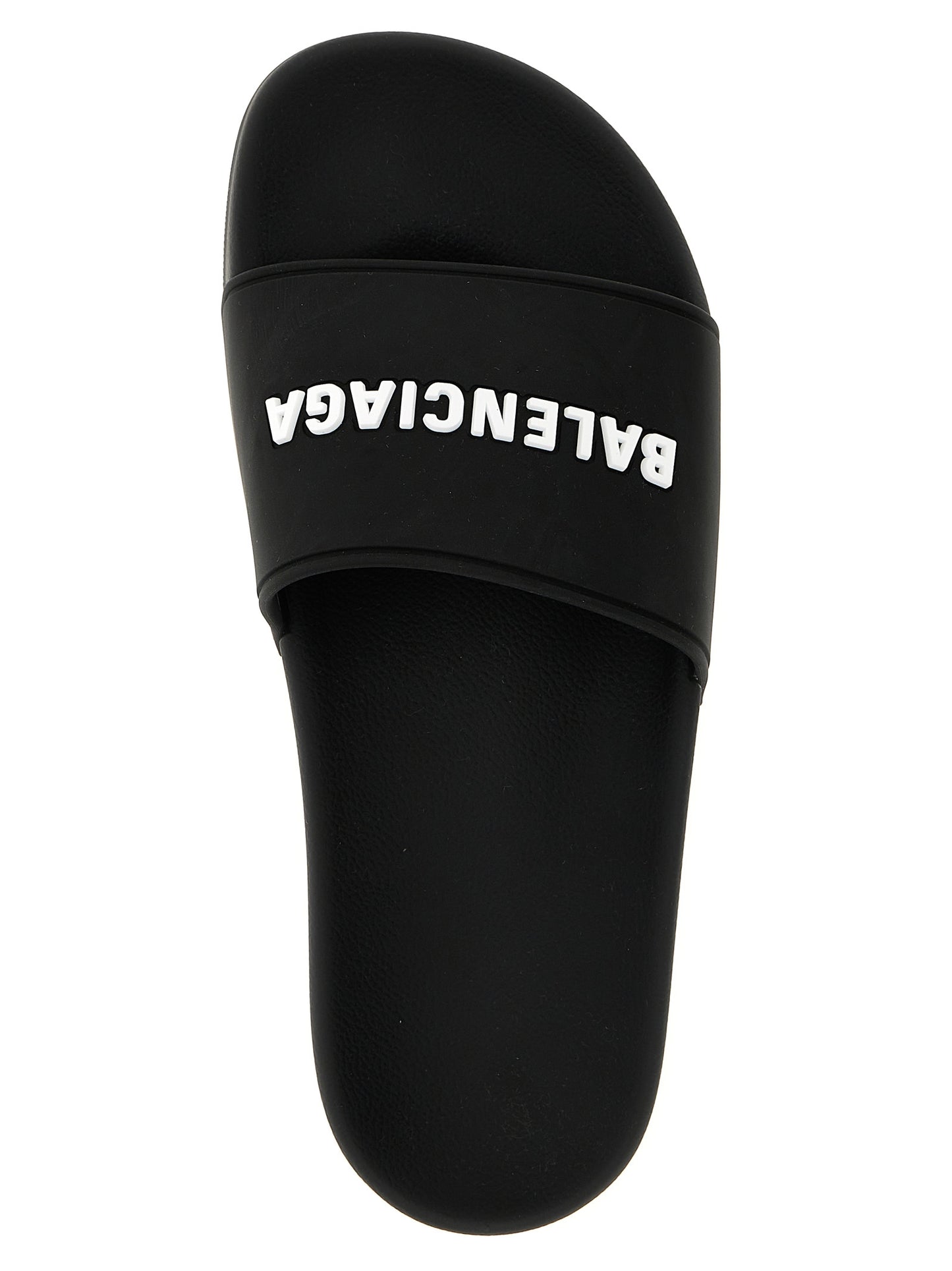 Balenciaga Bicolor Plastic Slides - White/Black, EU40/US10