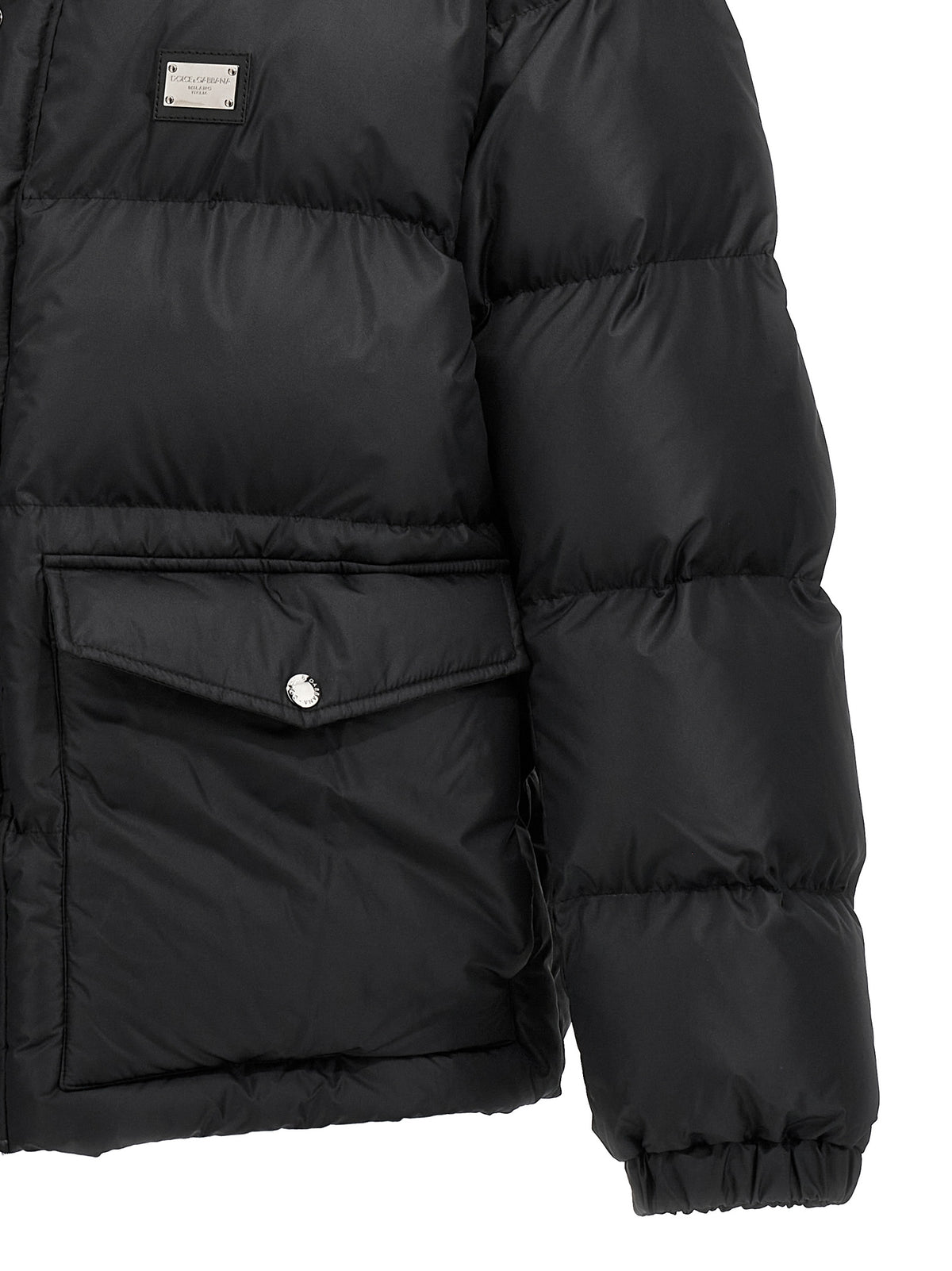 Dolce & Gabbana Black Polyester Jacket - IT52 | XL