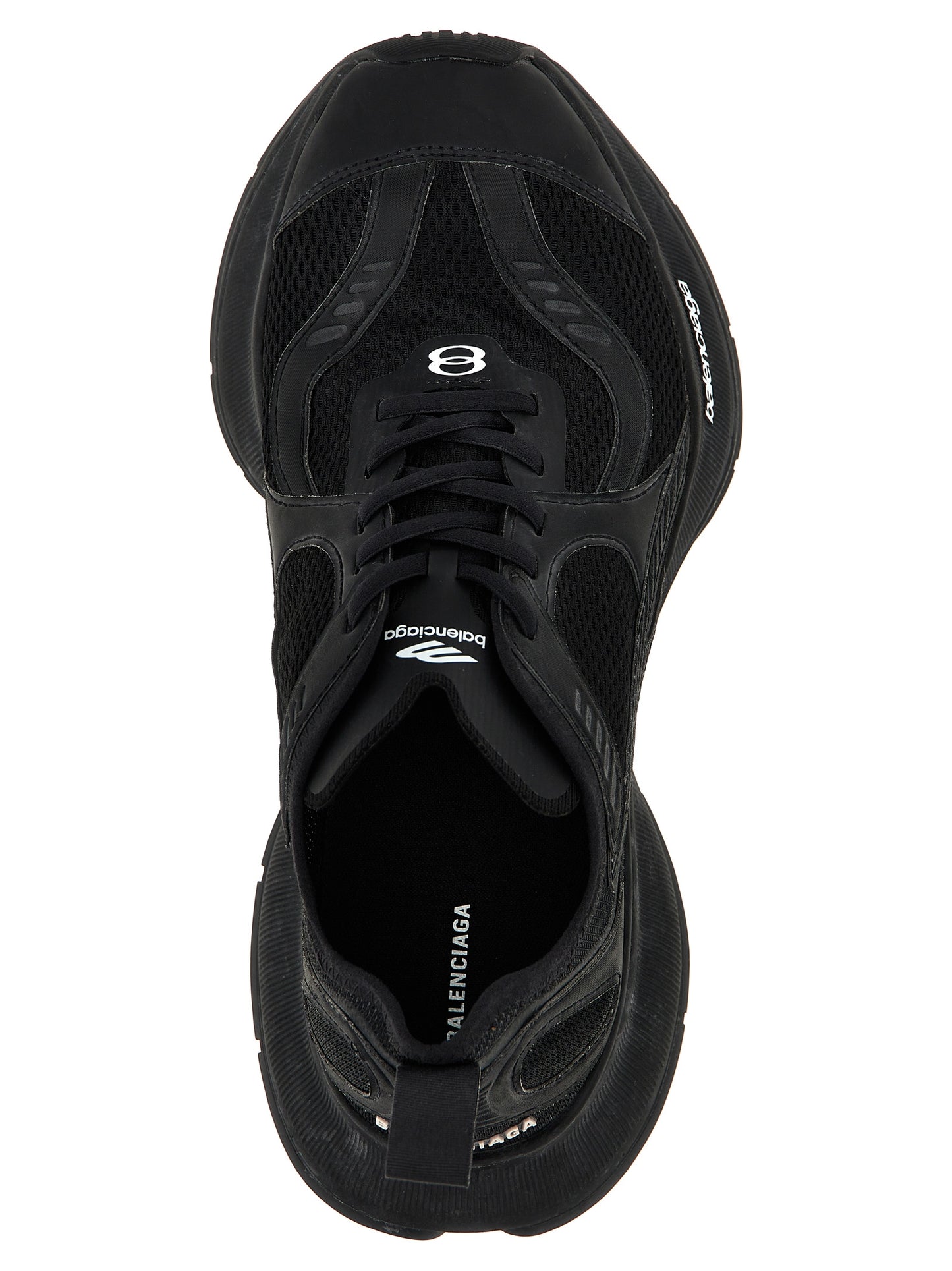 Balenciaga Circuit Black Polyester Athletic Sneakers