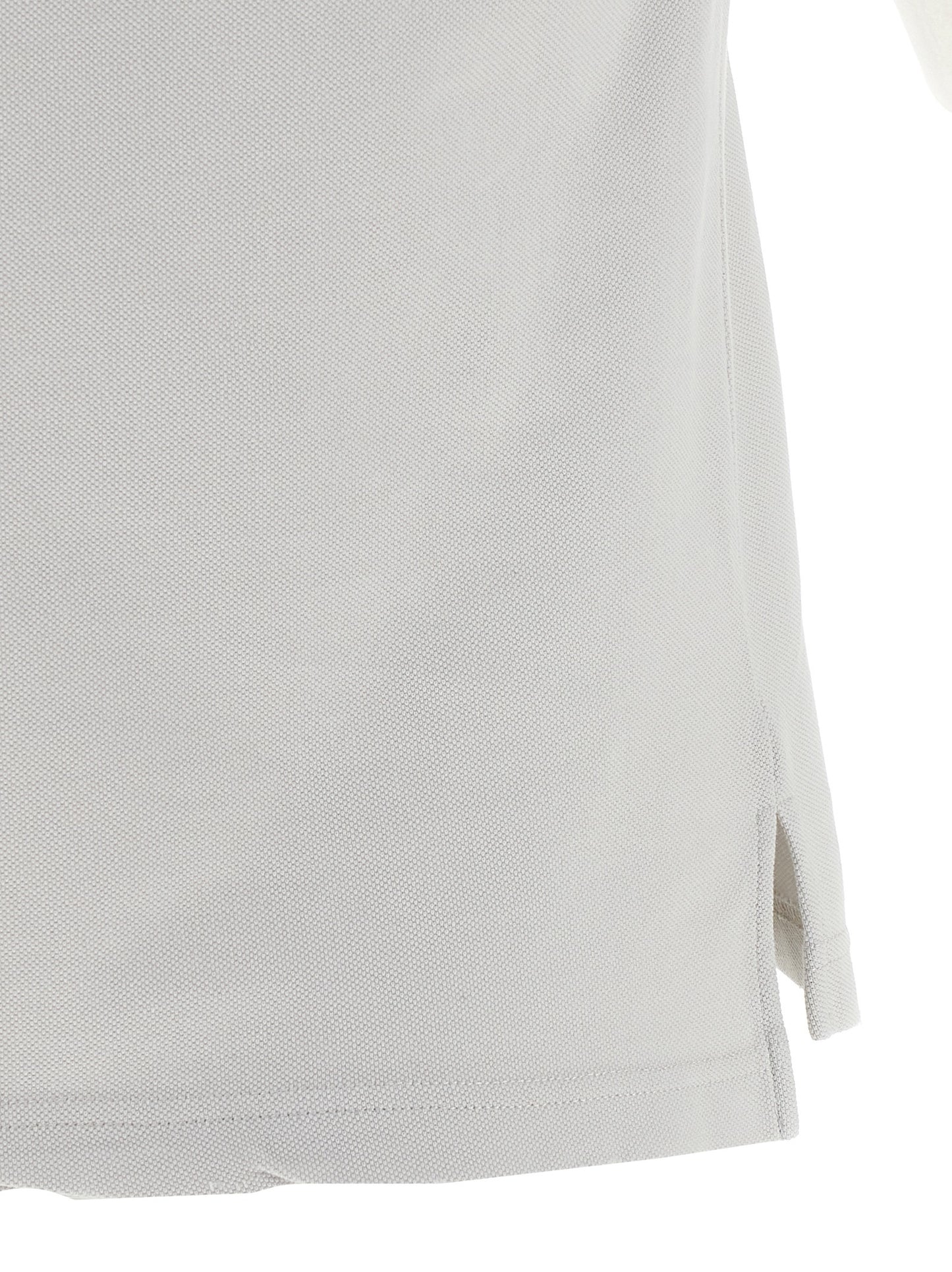 Balenciaga Gray Cotton Piqué Polo Shirt
