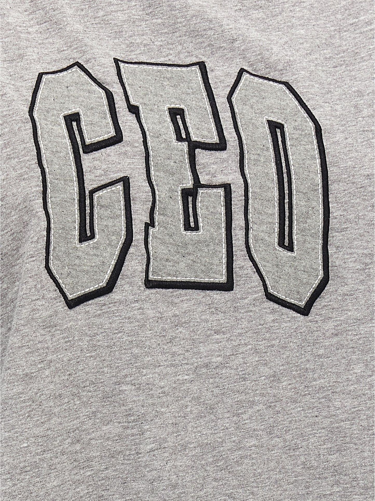 Balenciaga Gray Cotton T-Shirt - CEO Team Logo