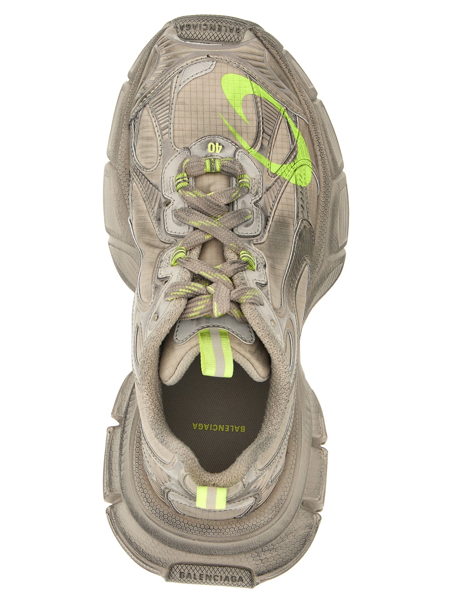 Balenciaga Gray ‘3XL’ Polyethylene Athletic Sneakers