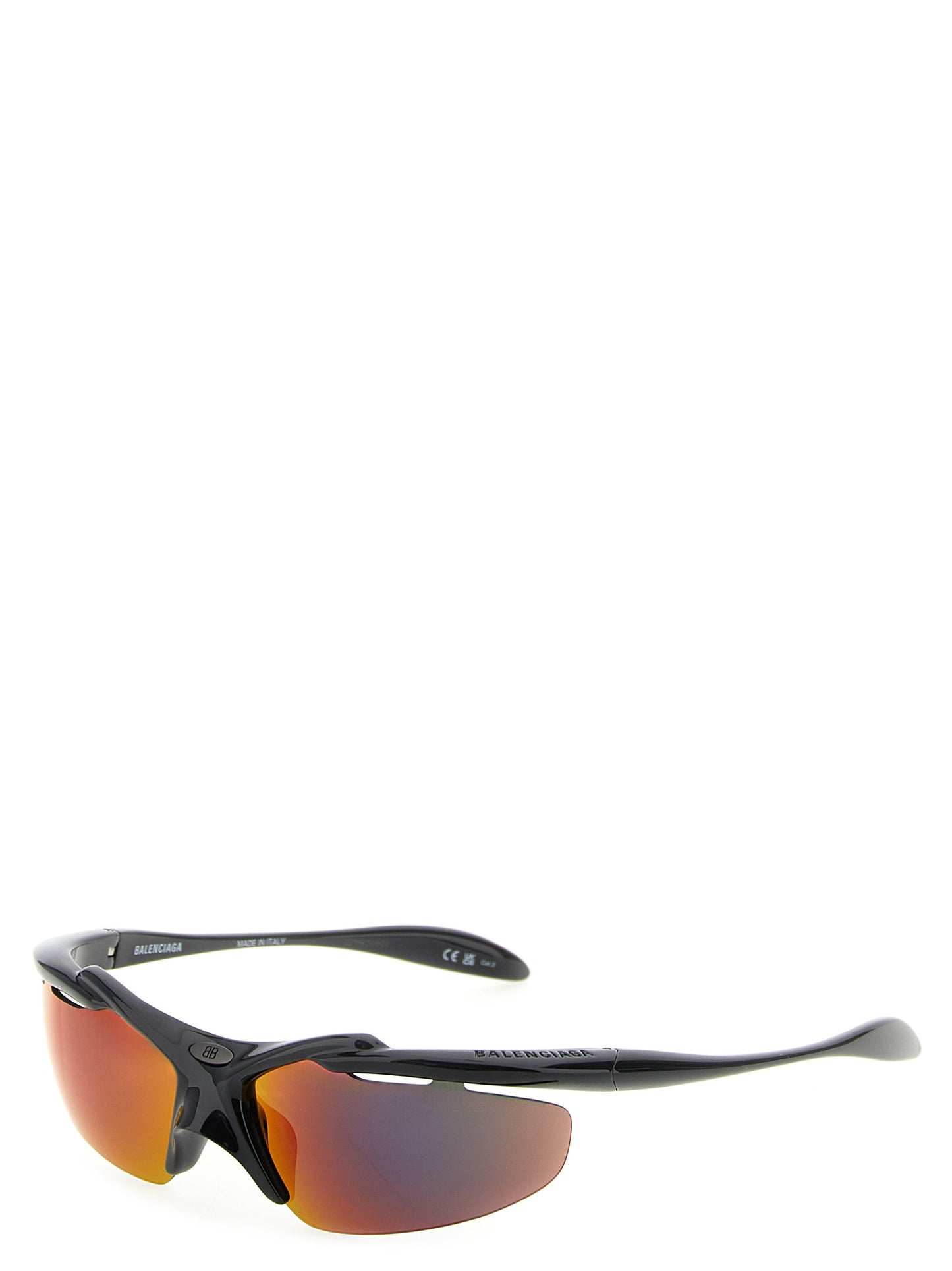 Balenciaga Turbo D-Frame Multicolor Polyamide Sunglasses