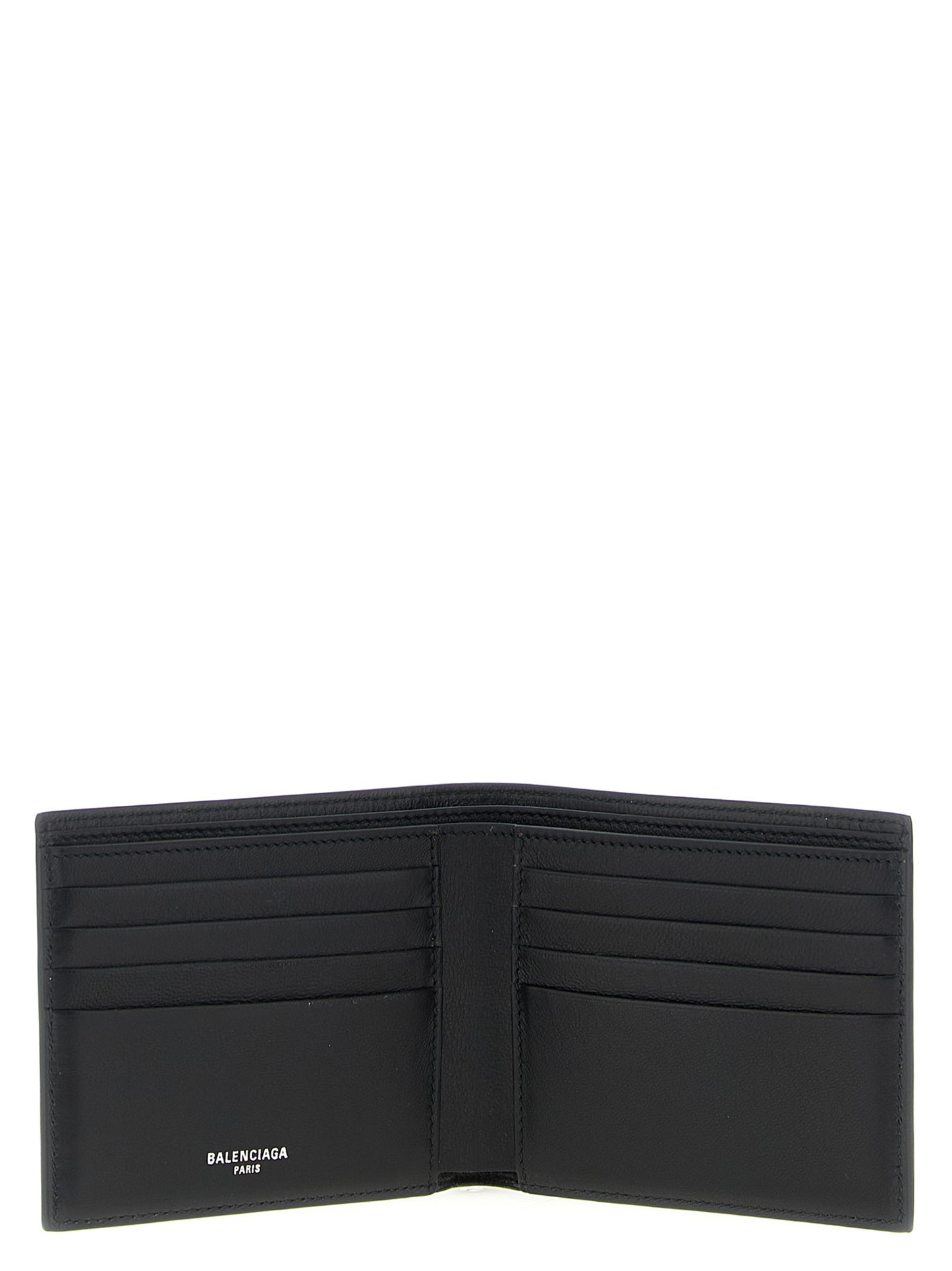 Balenciaga Passport Wallet in Black Calfskin