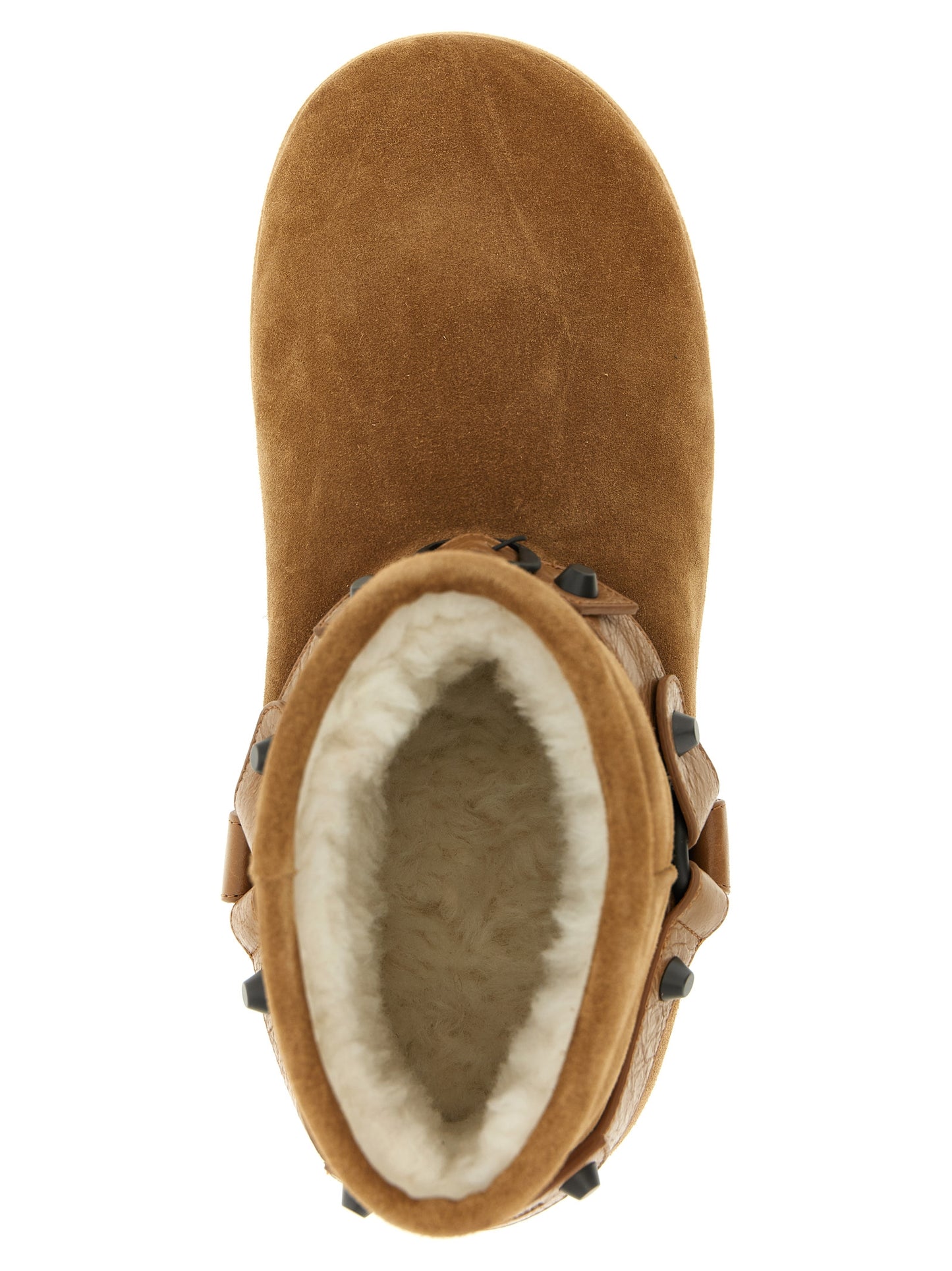 Balenciaga Alaska Soft Beige Calfskin Ankle Boots