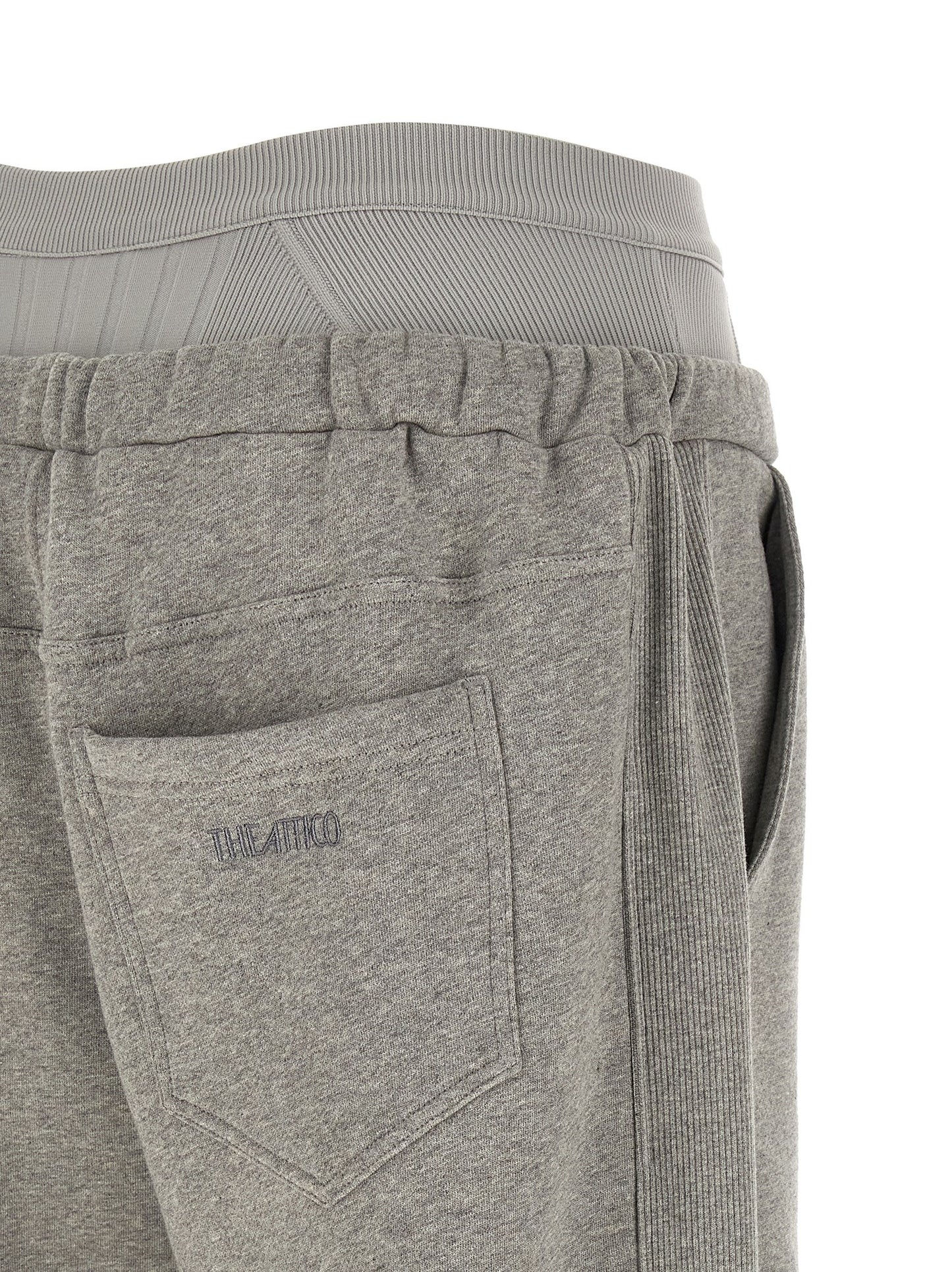 The Attico Gray Cotton Joggers for Women