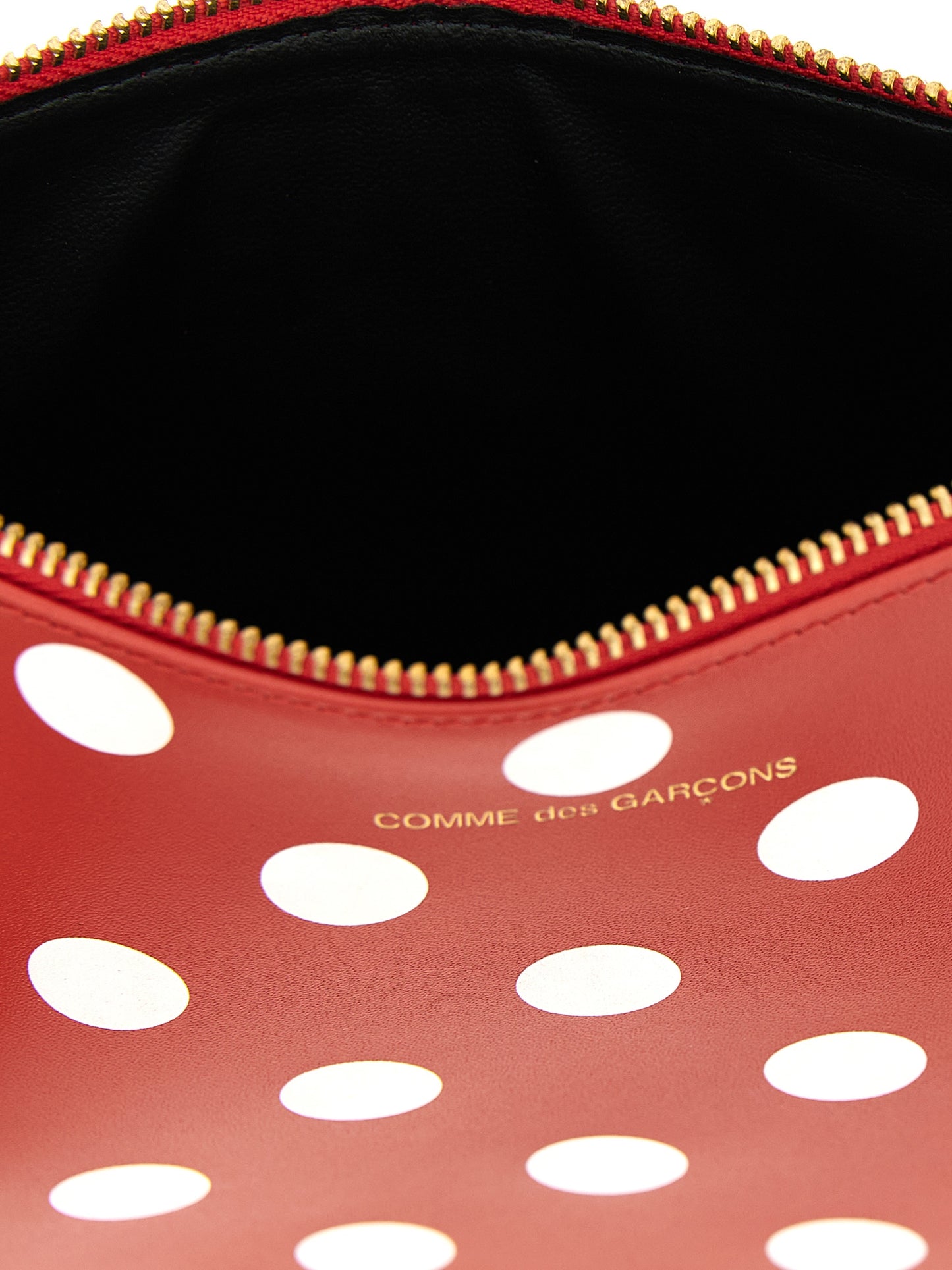 Comme des Garçons Multicolor Polka Dot Calfskin Wallet