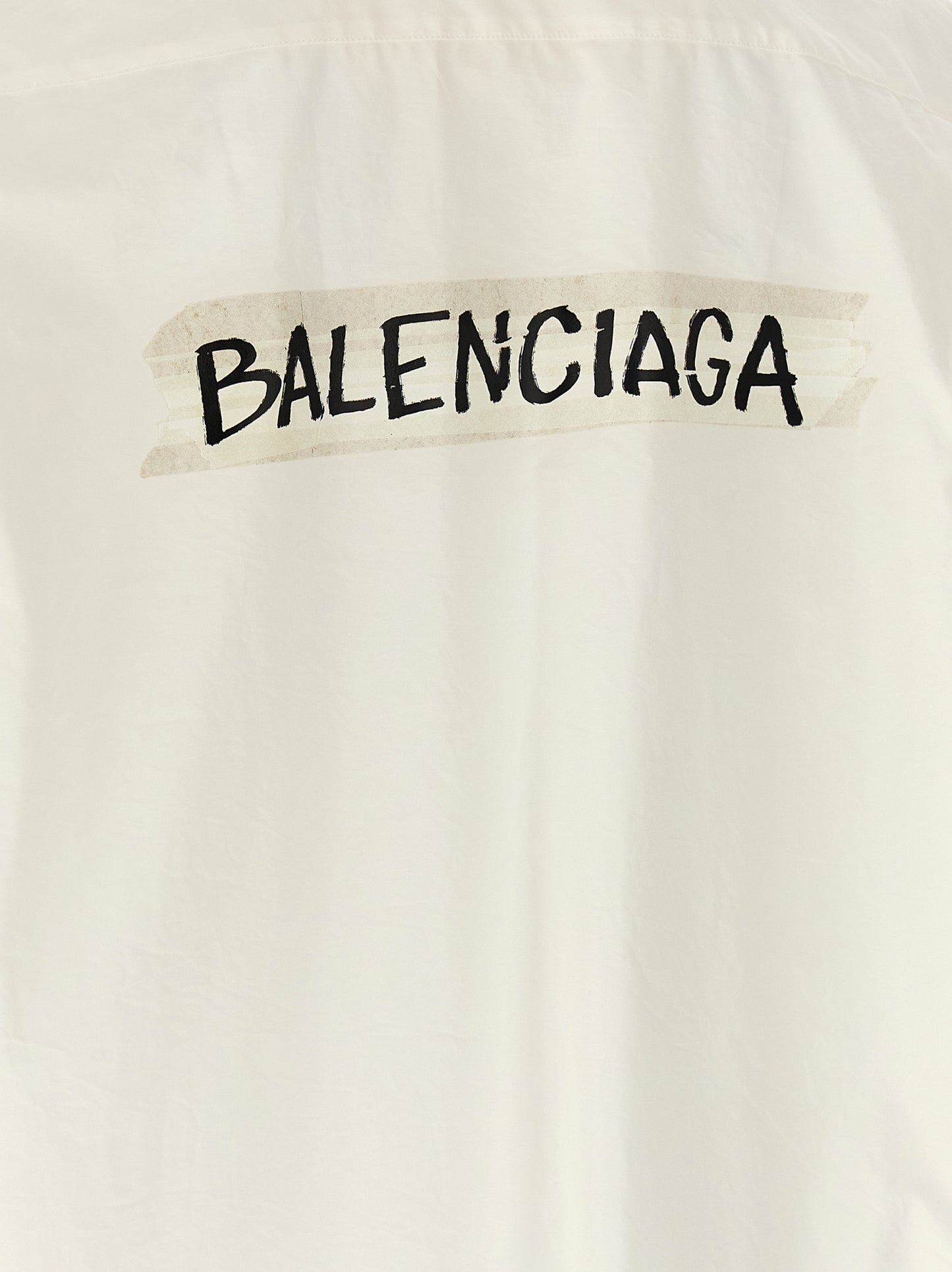 Balenciaga White Cotton Blouse