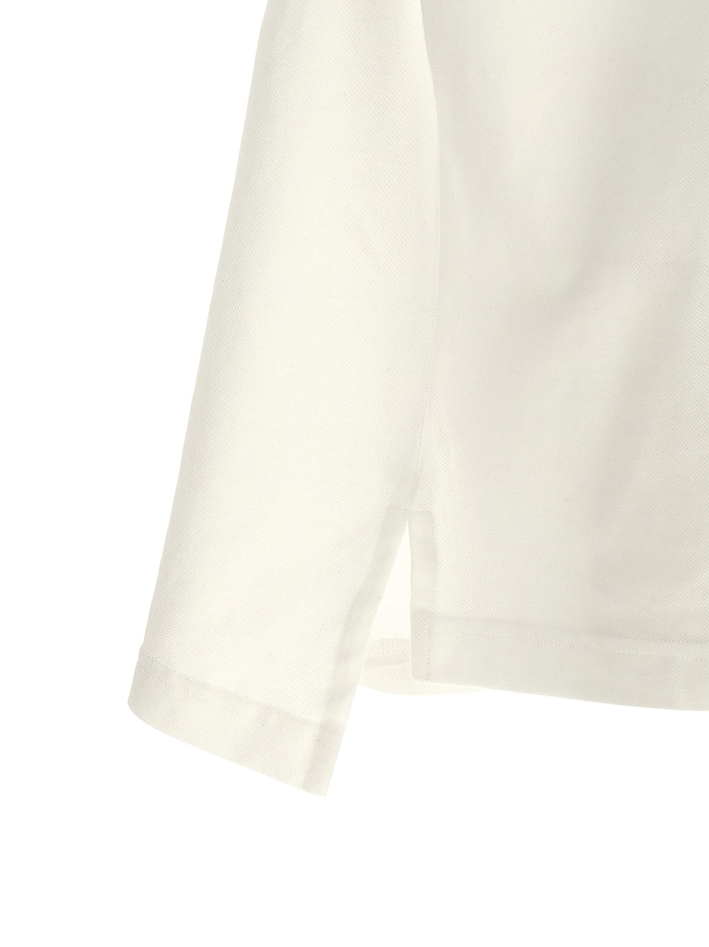 Balenciaga White Cotton Piqué Polo Shirt