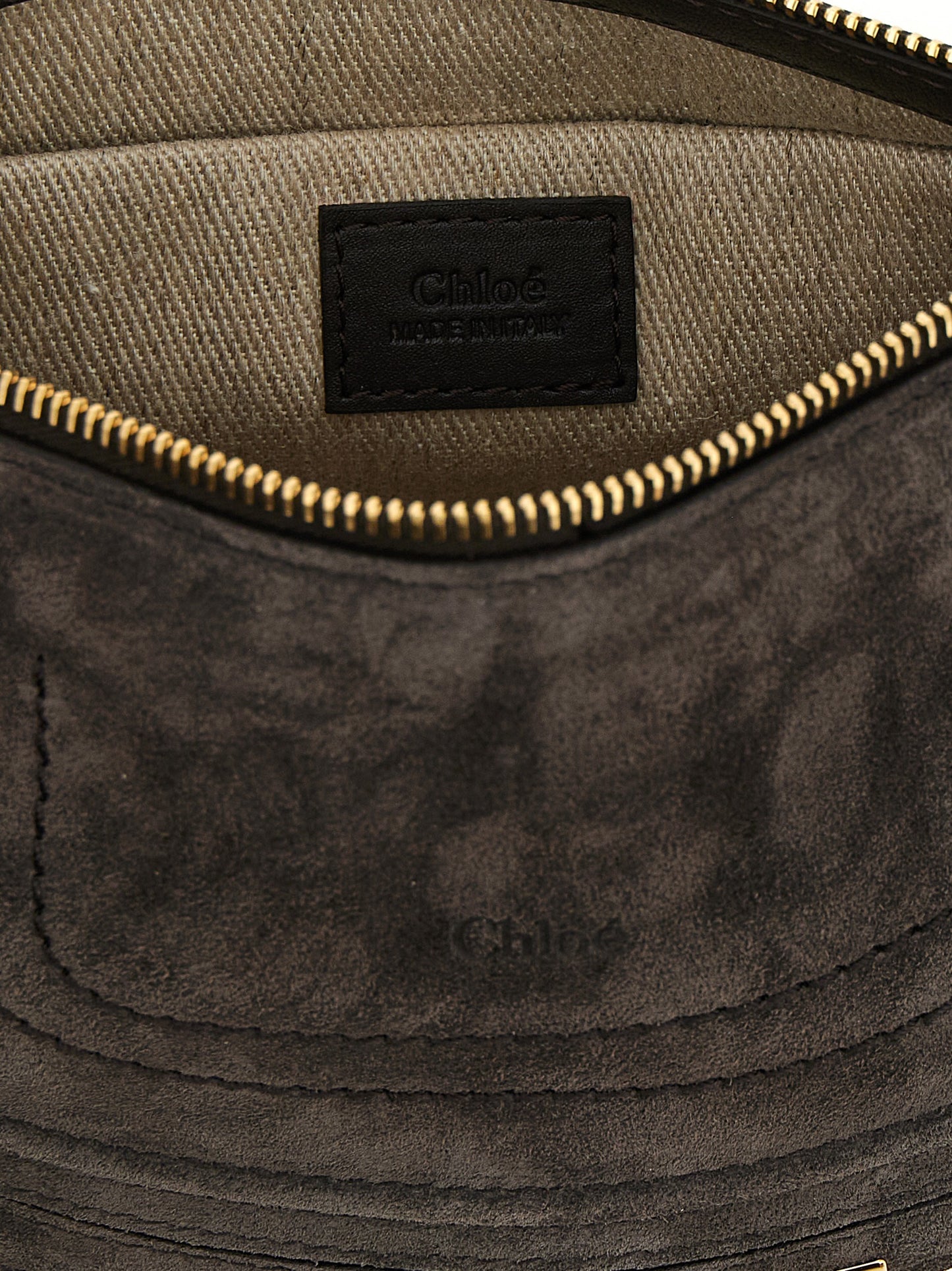 Chloé Marcie Brown Calfskin Shoulder Bag