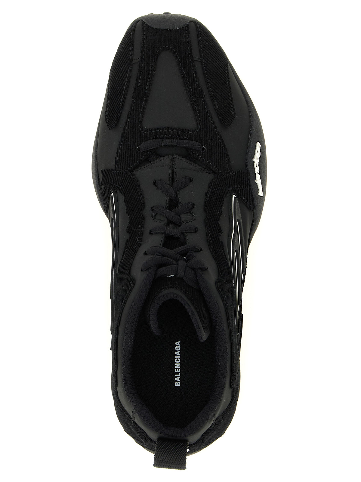 Balenciaga Monday Ultra Black Polyester Athletic Sneakers