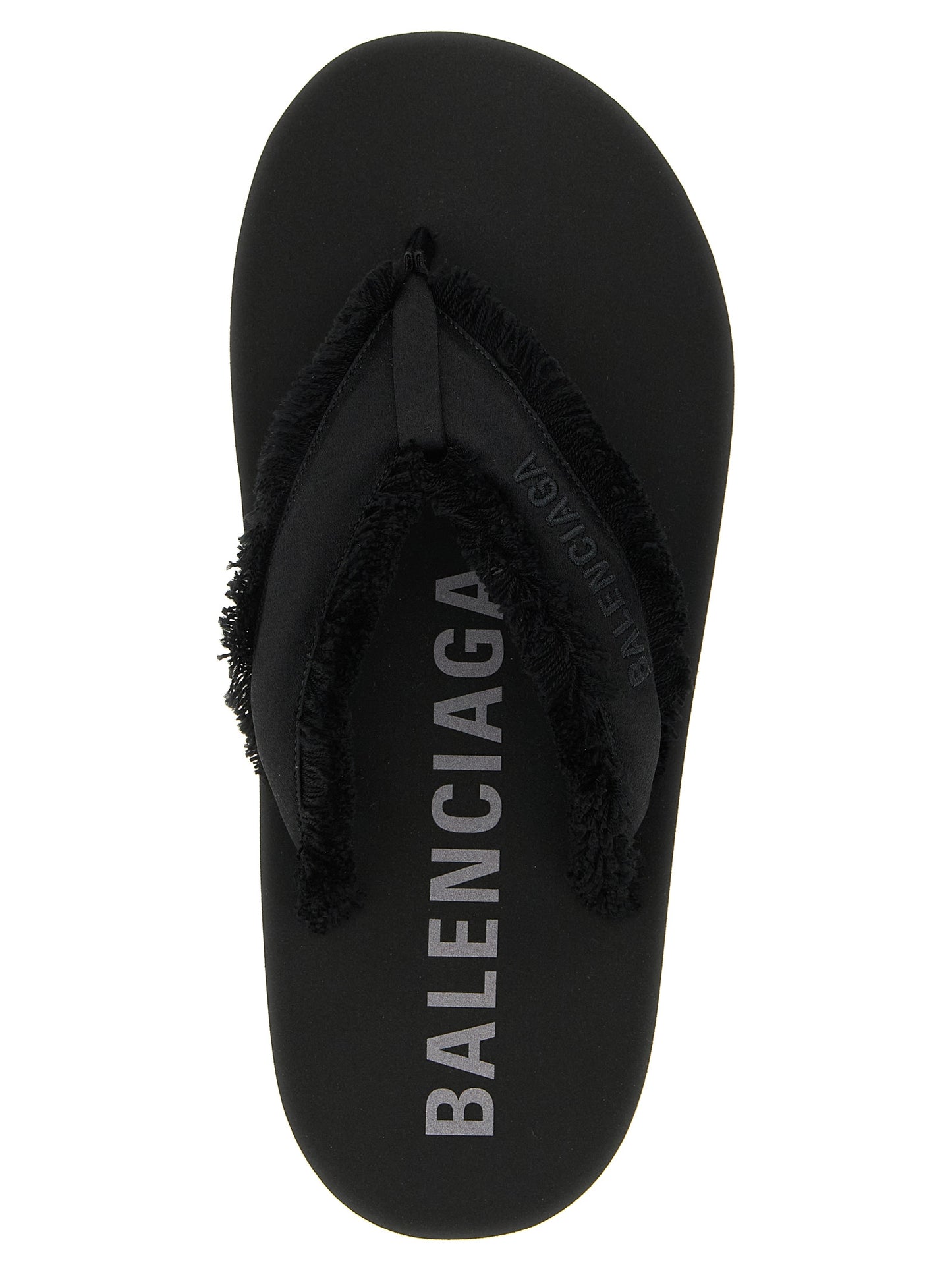Balenciaga Jet Lag Black Viscose Slides