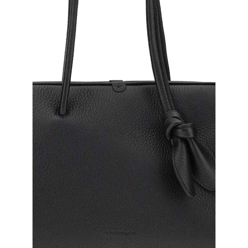 Jacquemus Black Calf Leather Bos Taurus Il Turismo Shoulder Bag
