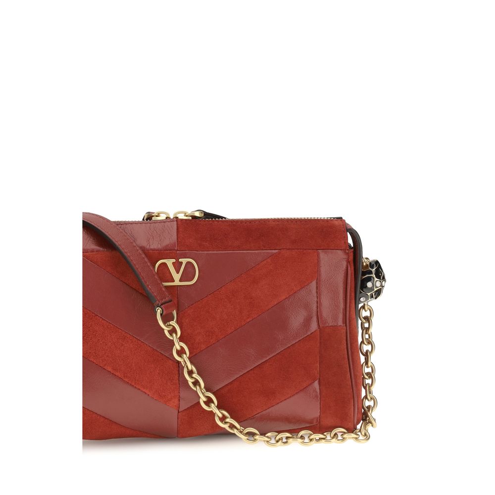 Valentino Garavani Multicolor Calf Leather Panthea Shoulder Bag
