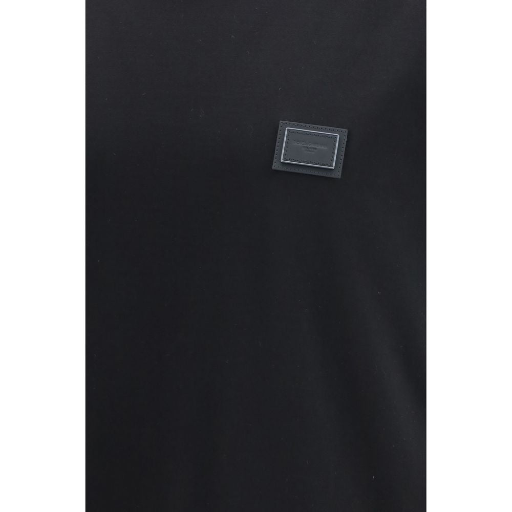 Dolce & Gabbana Black Cotton T-Shirt for Men