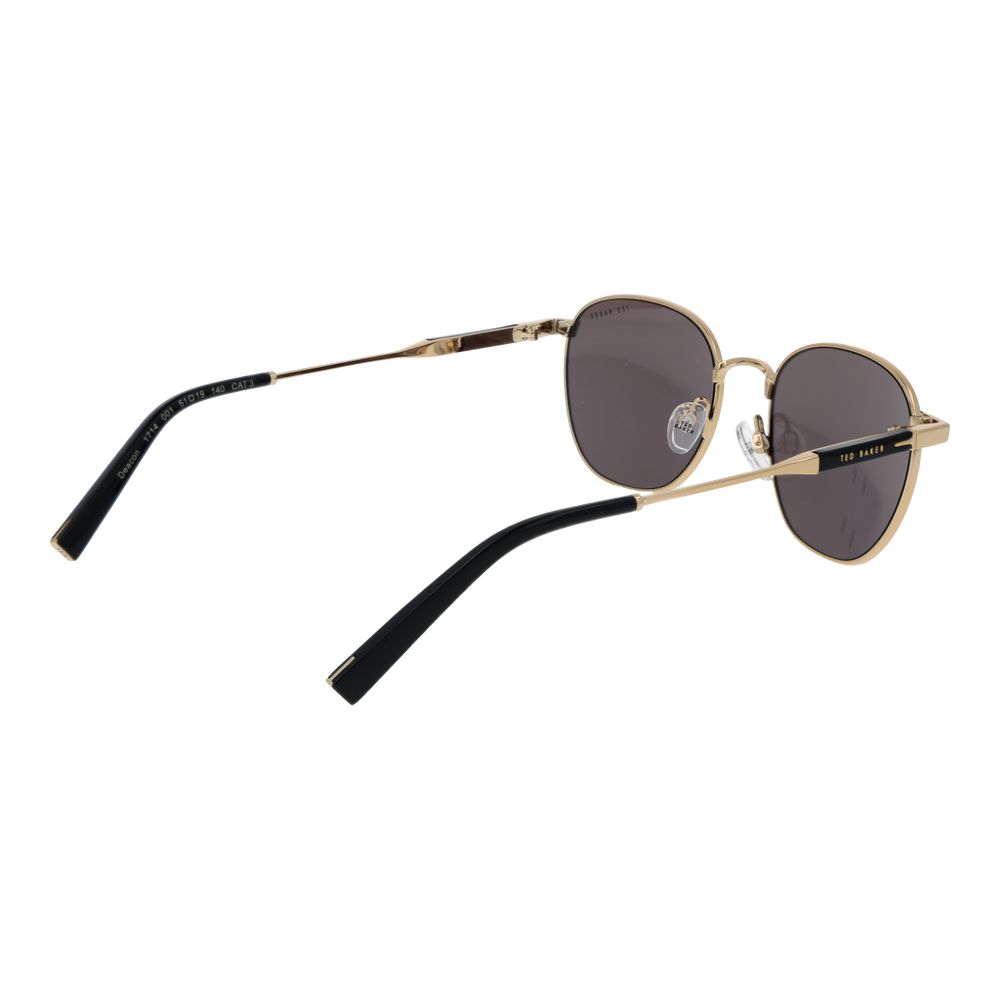 Ted Baker Black Metal Sunglasses for Men