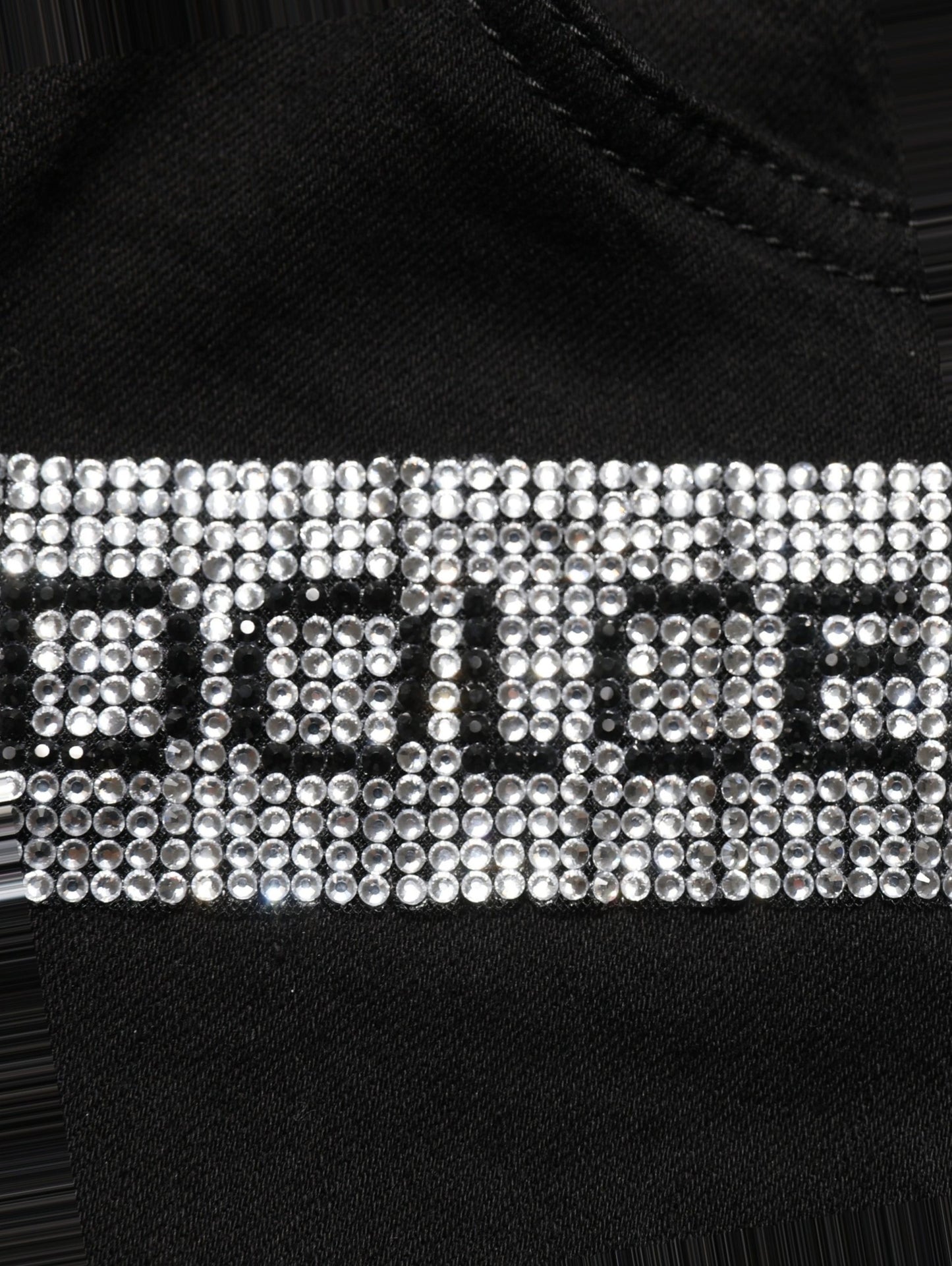 Dolce & Gabbana Black Grace Rhinestone High-Waist Denim Jeans