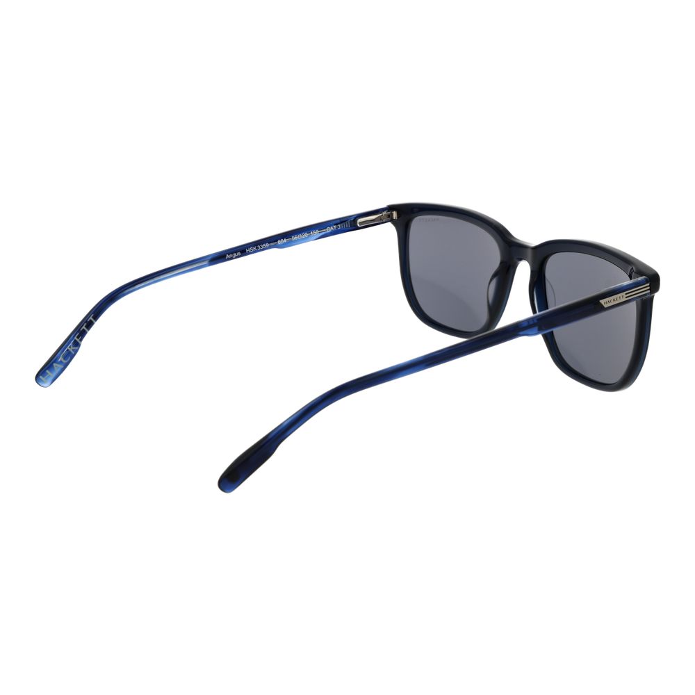 Hackett Men’s Sunglasses – Blue Acetate Frame, Grey Lenses