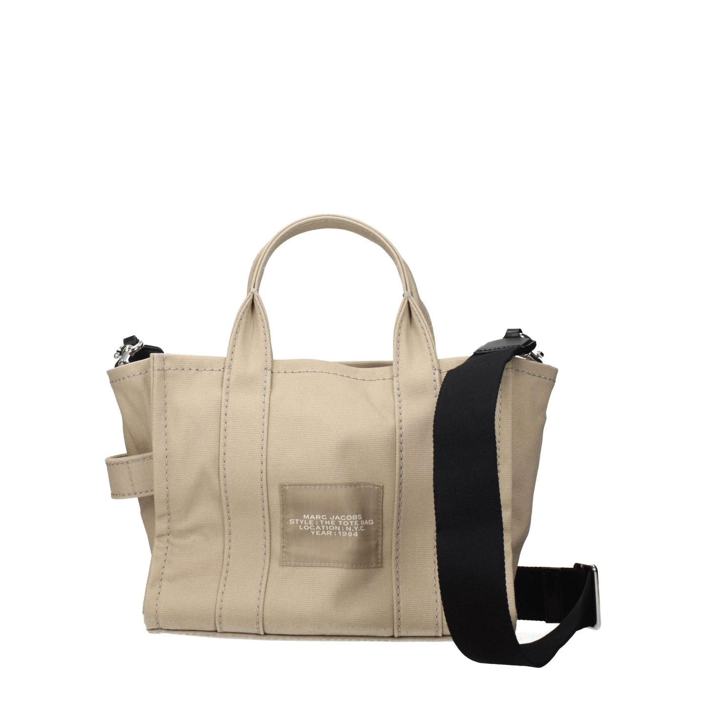 Marc Jacobs Beige Canvas Tote Handbag