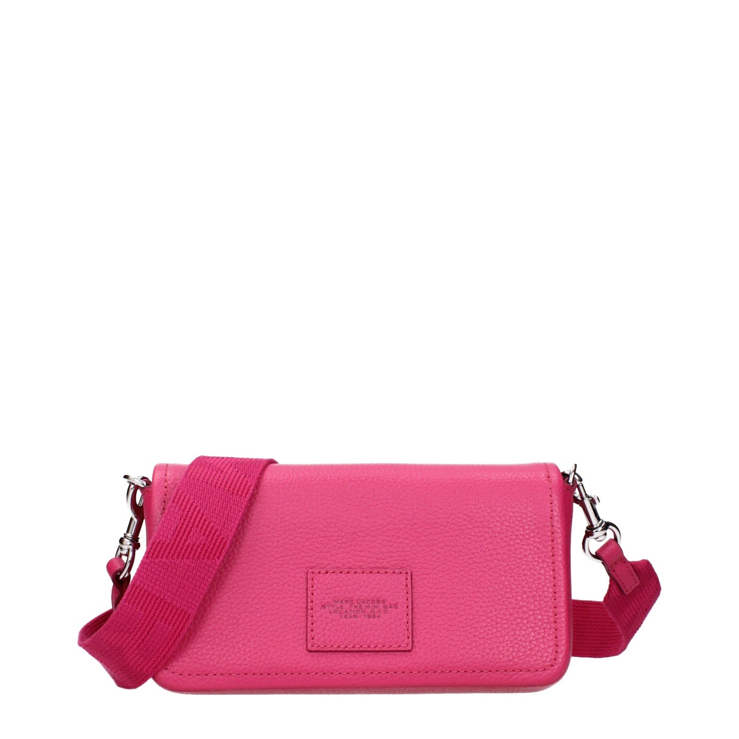 Marc Jacobs Hot Pink Leather The Mini Crossbody Bag