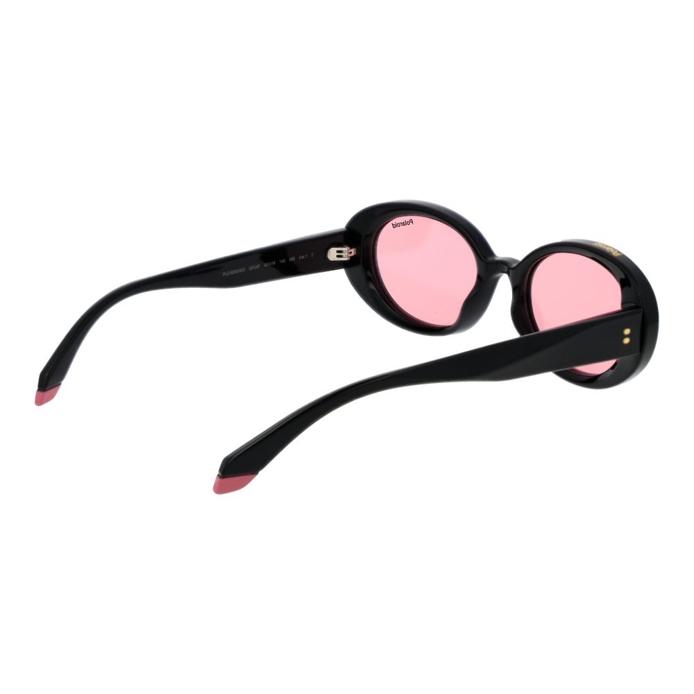 Polaroid Black Plastic Sunglasses for Women