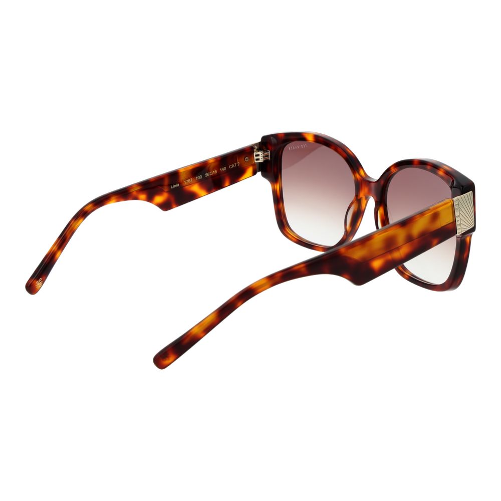 Ted Baker Women’s Sunglasses – Brown Square Frame, Gradient Lenses