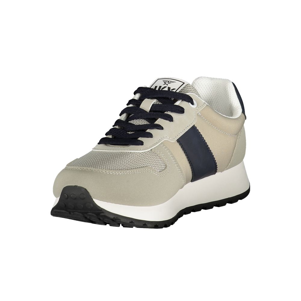 Avirex Beige Polyurethane Men's Sneaker