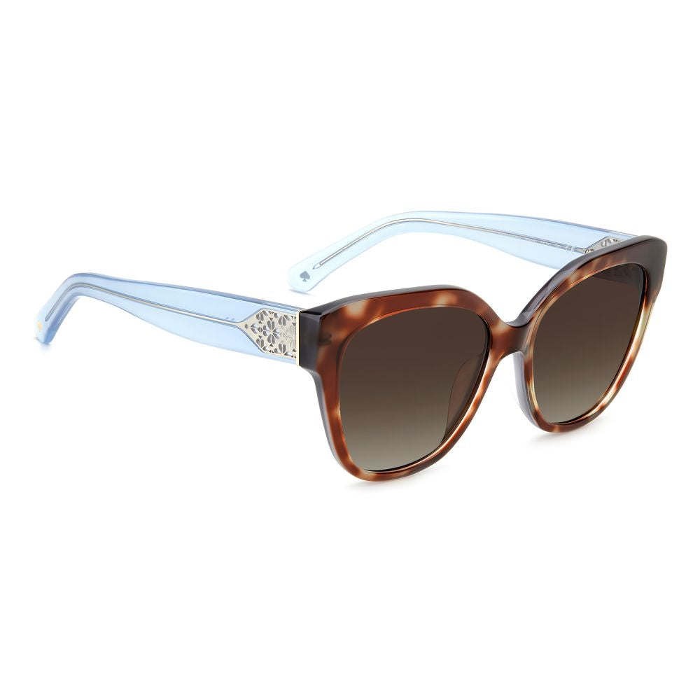 Kate Spade Women’s Sunglasses – Brown Cat-Eye Frame, Dark Gradient Lenses