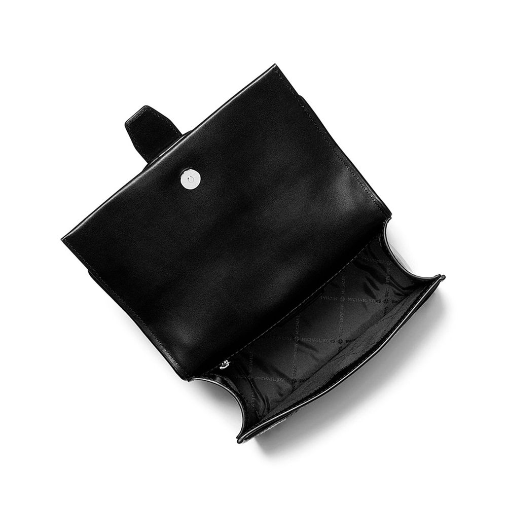 Michael Kors Black Leather Shoulder Bag 35S5SGRC1HBLA