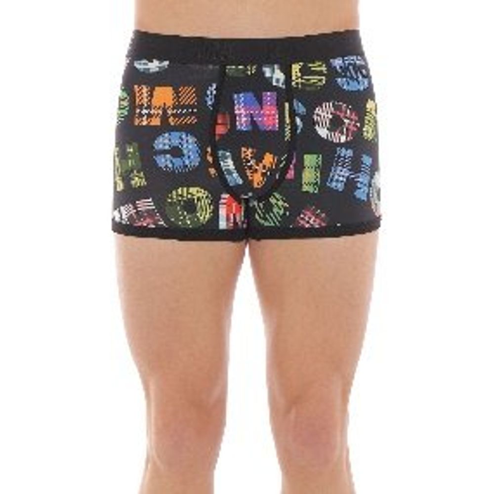 Moschino Multicolor Cotton Boxers - FANTASIA NERO - Size M