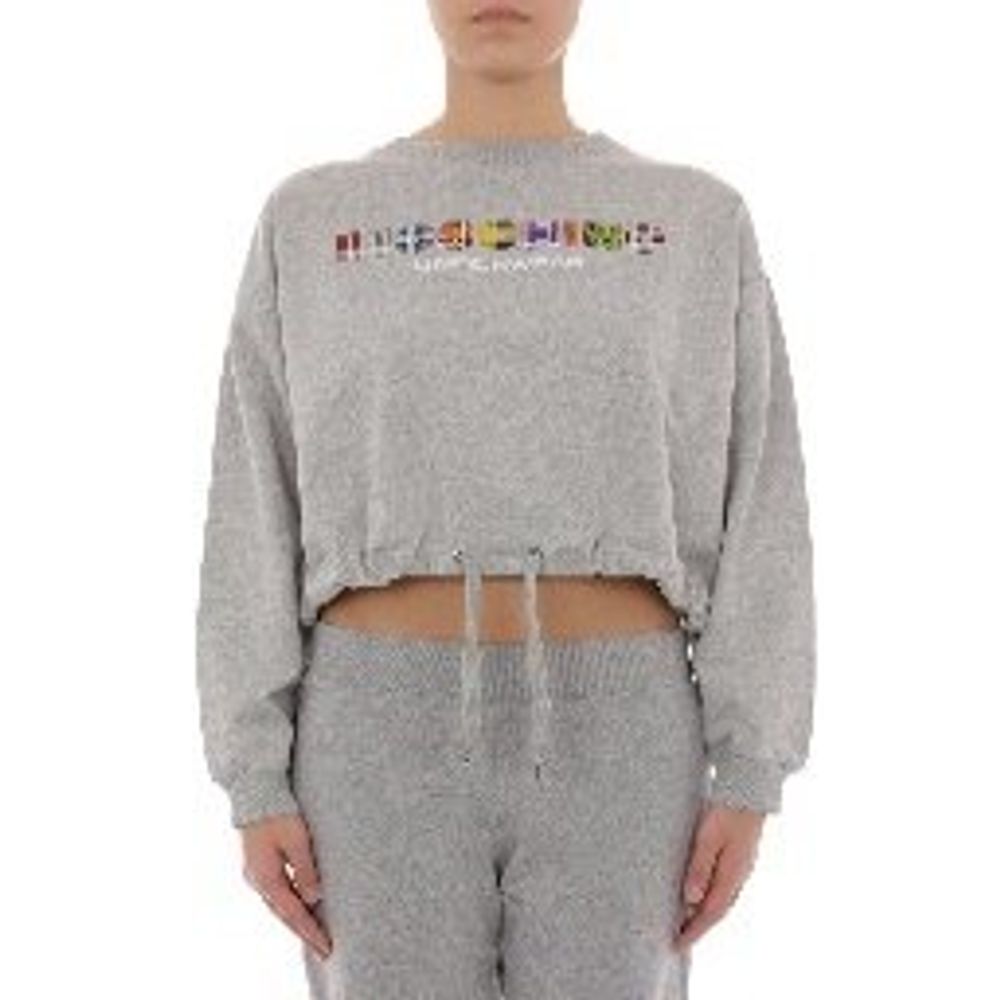 Moschino Grey Cotton Sweatshirt - Size S
