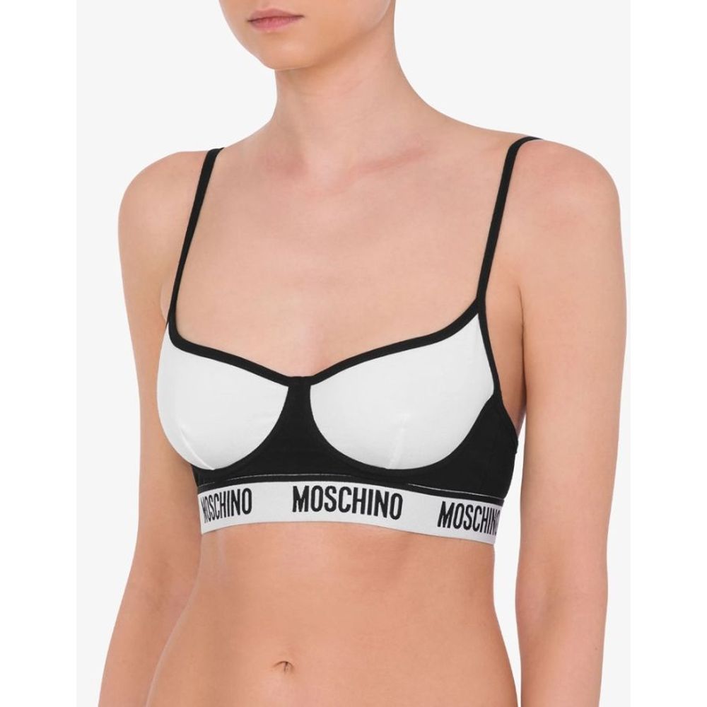 Moschino Multicolor Cotton Bra - Women's Underwear Size S