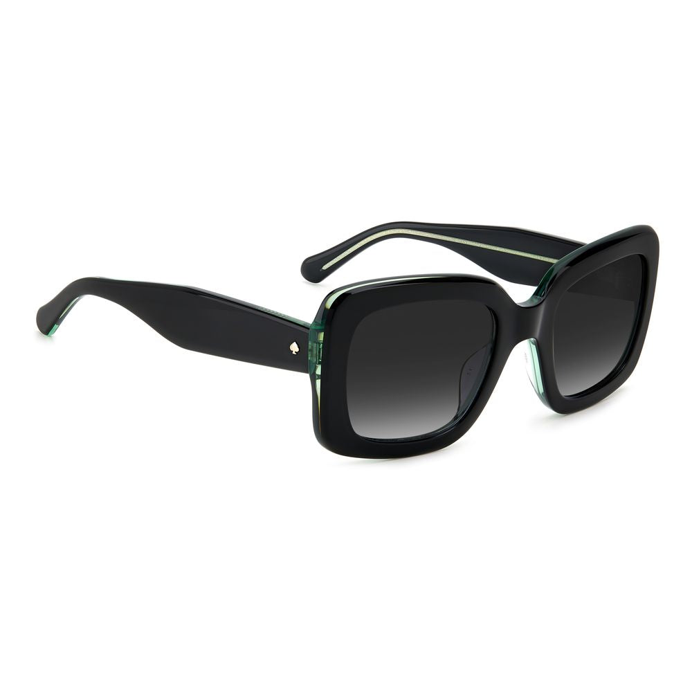 Kate Spade Women’s Sunglasses – Black Square Frame, 100% UV Protection