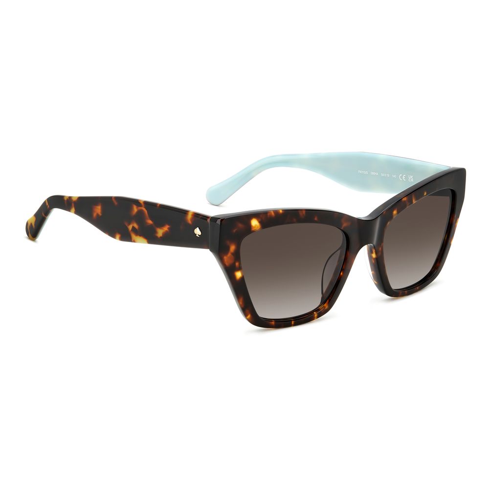 Kate Spade Women’s Sunglasses – Brown Acetate Frame, Dark Gradient Lenses