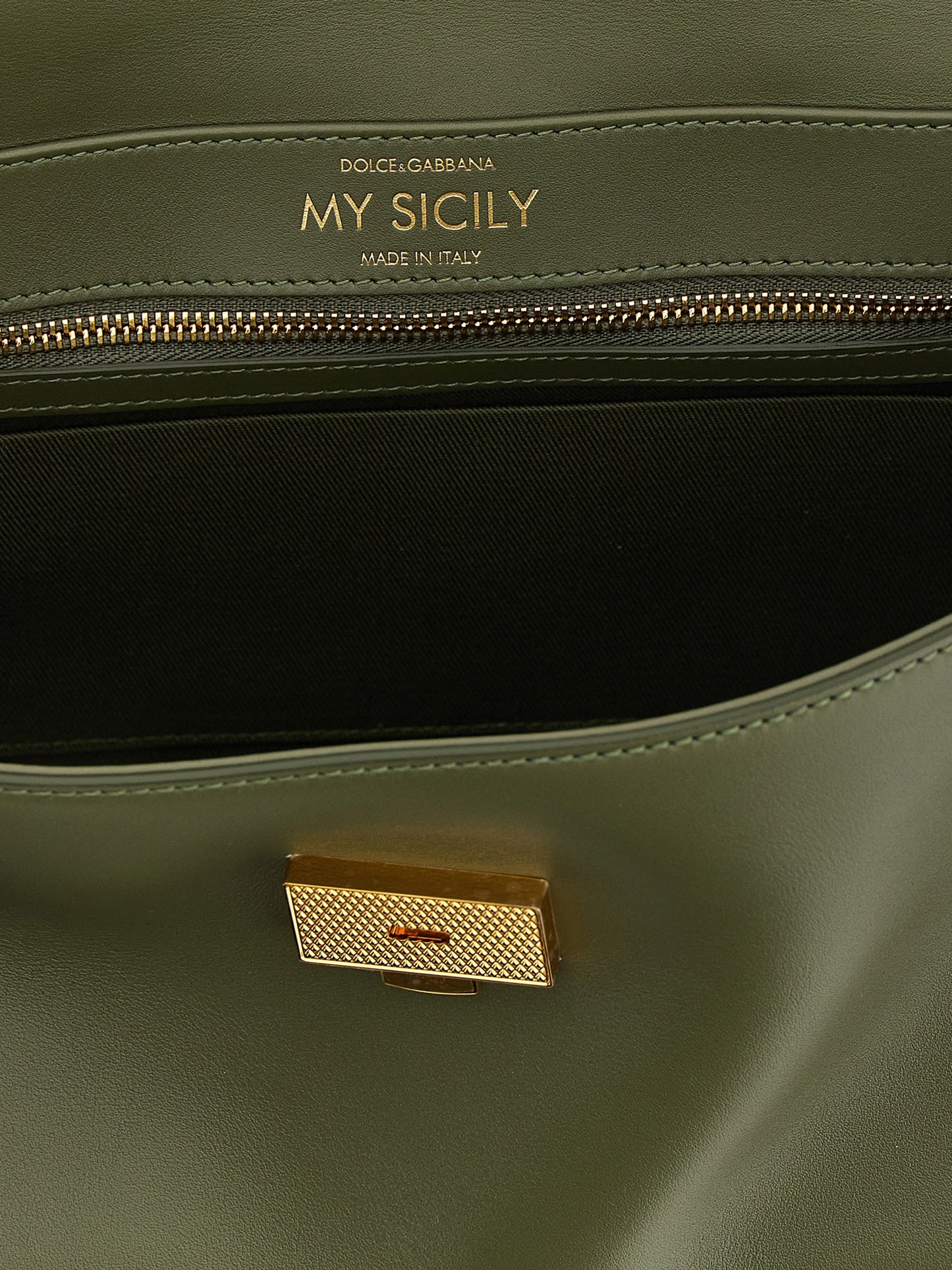 Dolce & Gabbana Bicolor Calfskin Handbag