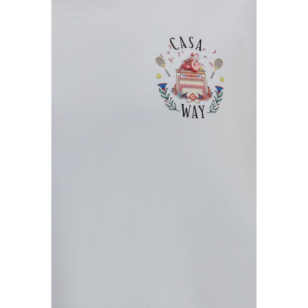 Casablanca White Cotton Sportswear T-Shirt