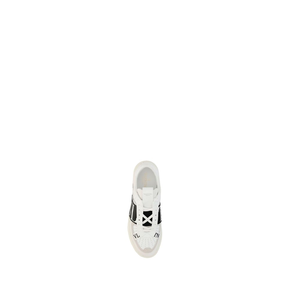 Valentino Garavani White Calf Leather VL7N Low-Top Sneakers