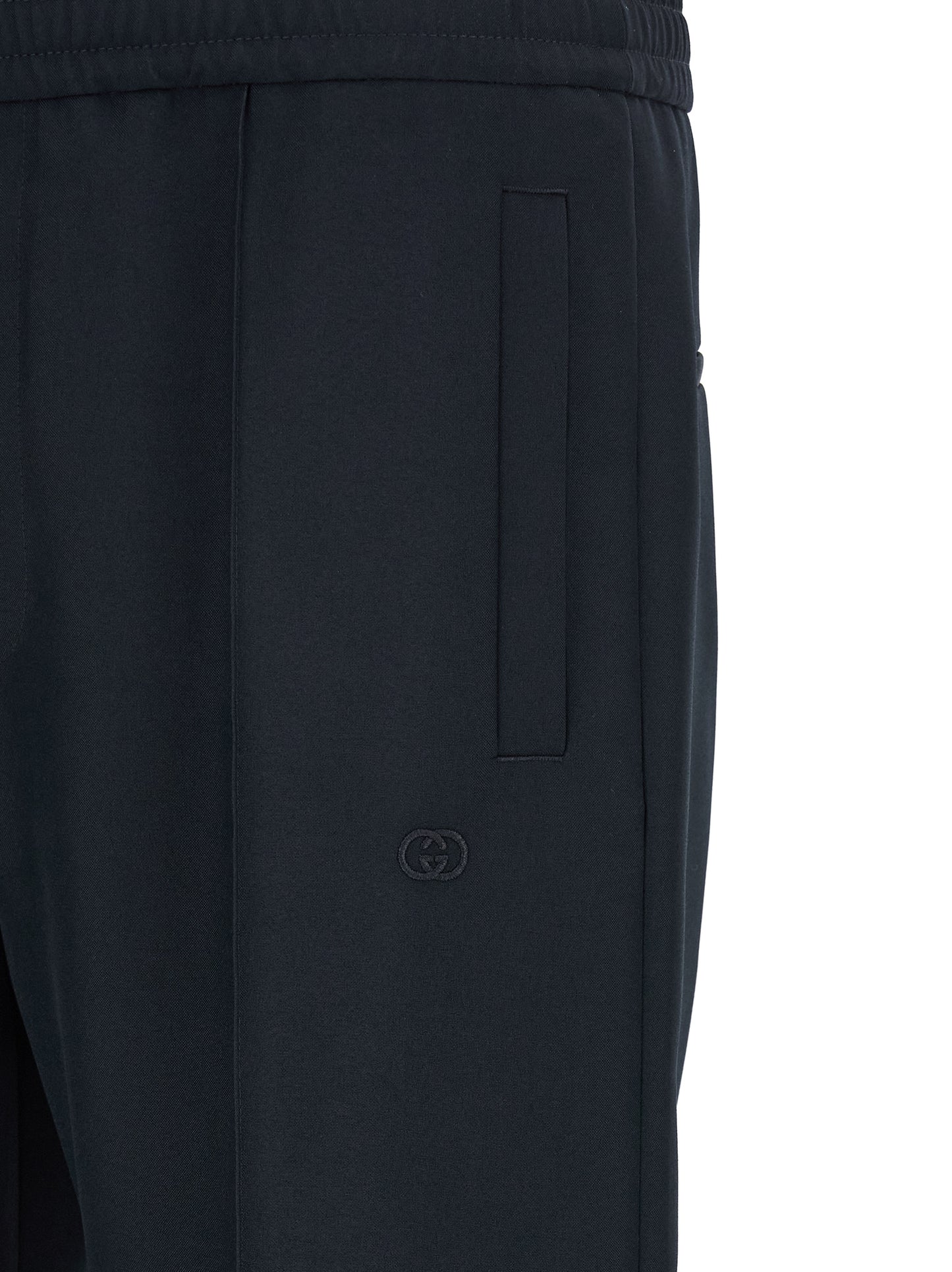 Gucci Blue Technical Panama Pants