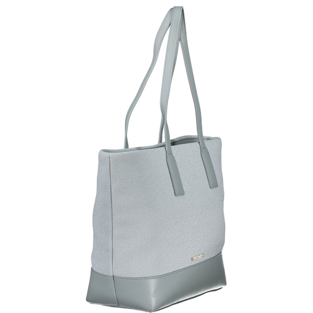 Mario Valentino Blue Polyurethane Women's Shoulder Bag
