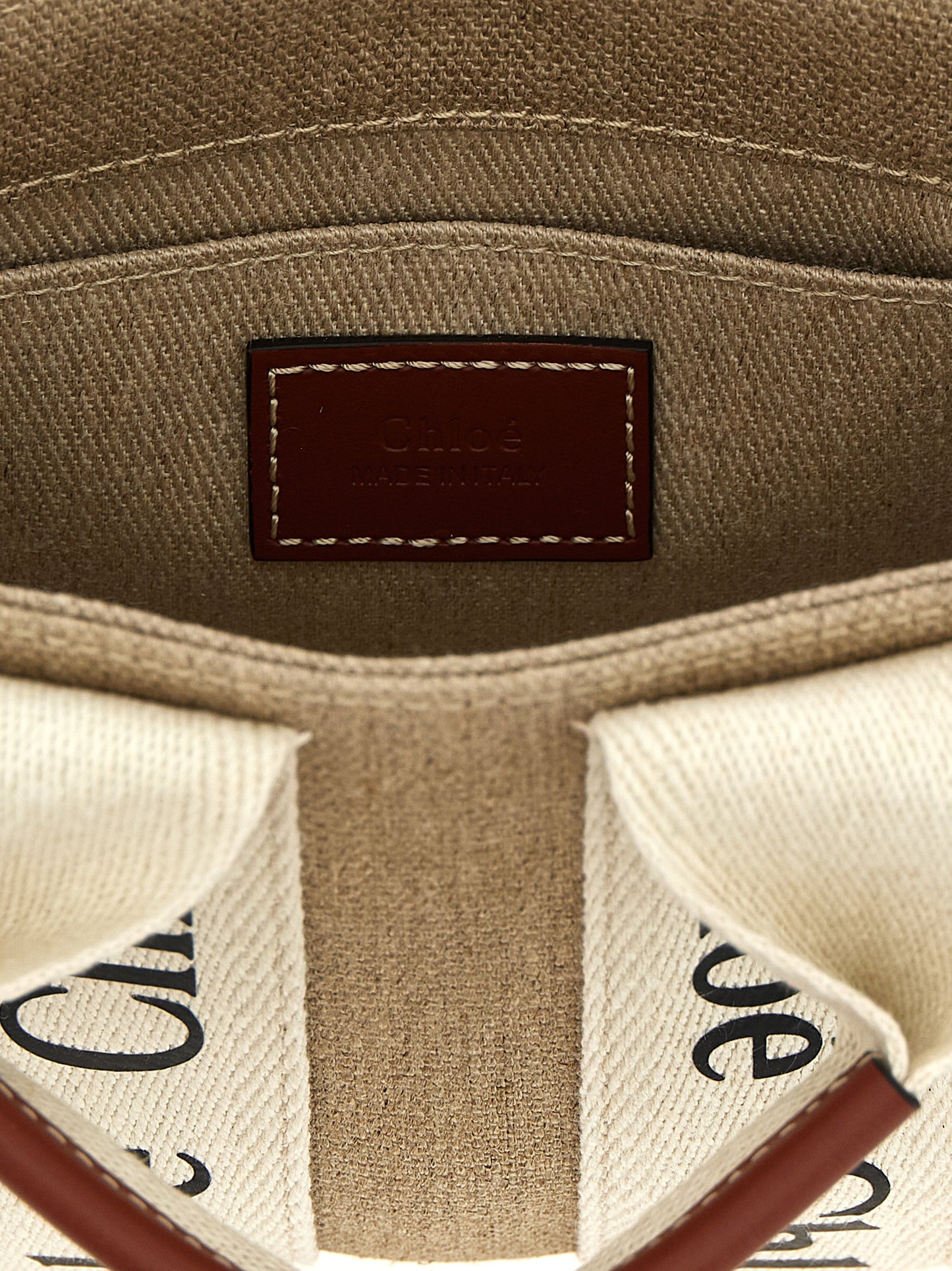 Chloé Woody Multicolor Calfskin Handbag