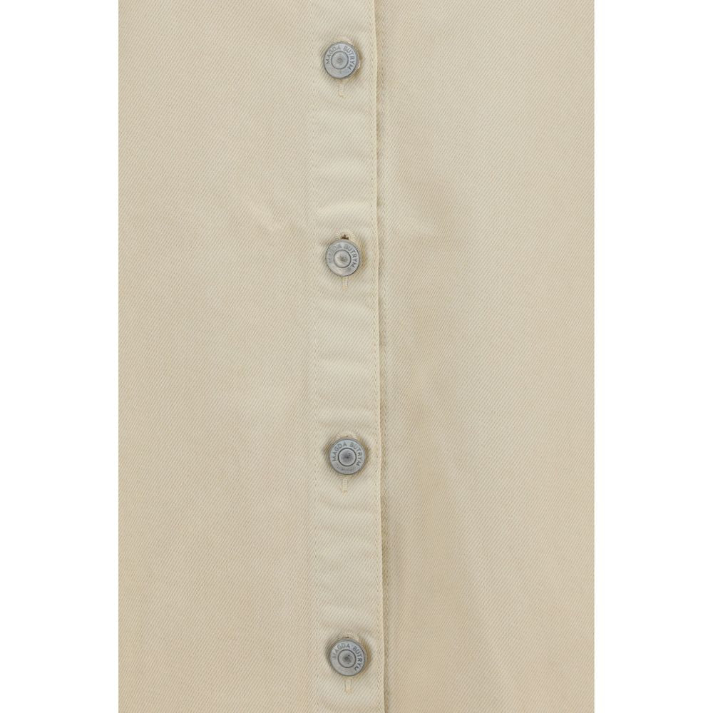 Magda Butrym Beige Denim Shirt - IT36 | XS