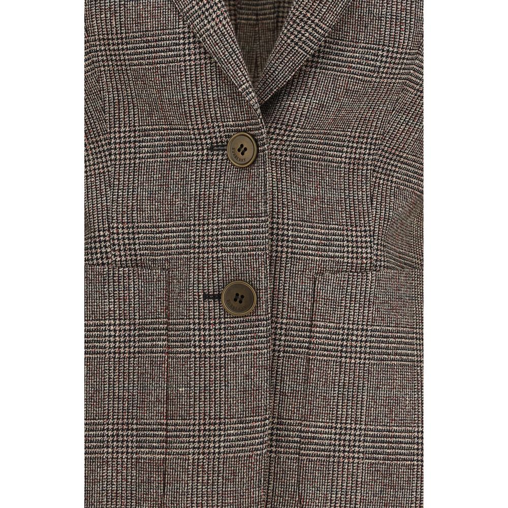 Burberry Brown Wool Oves Aries Blazer - Women’s Size 8
